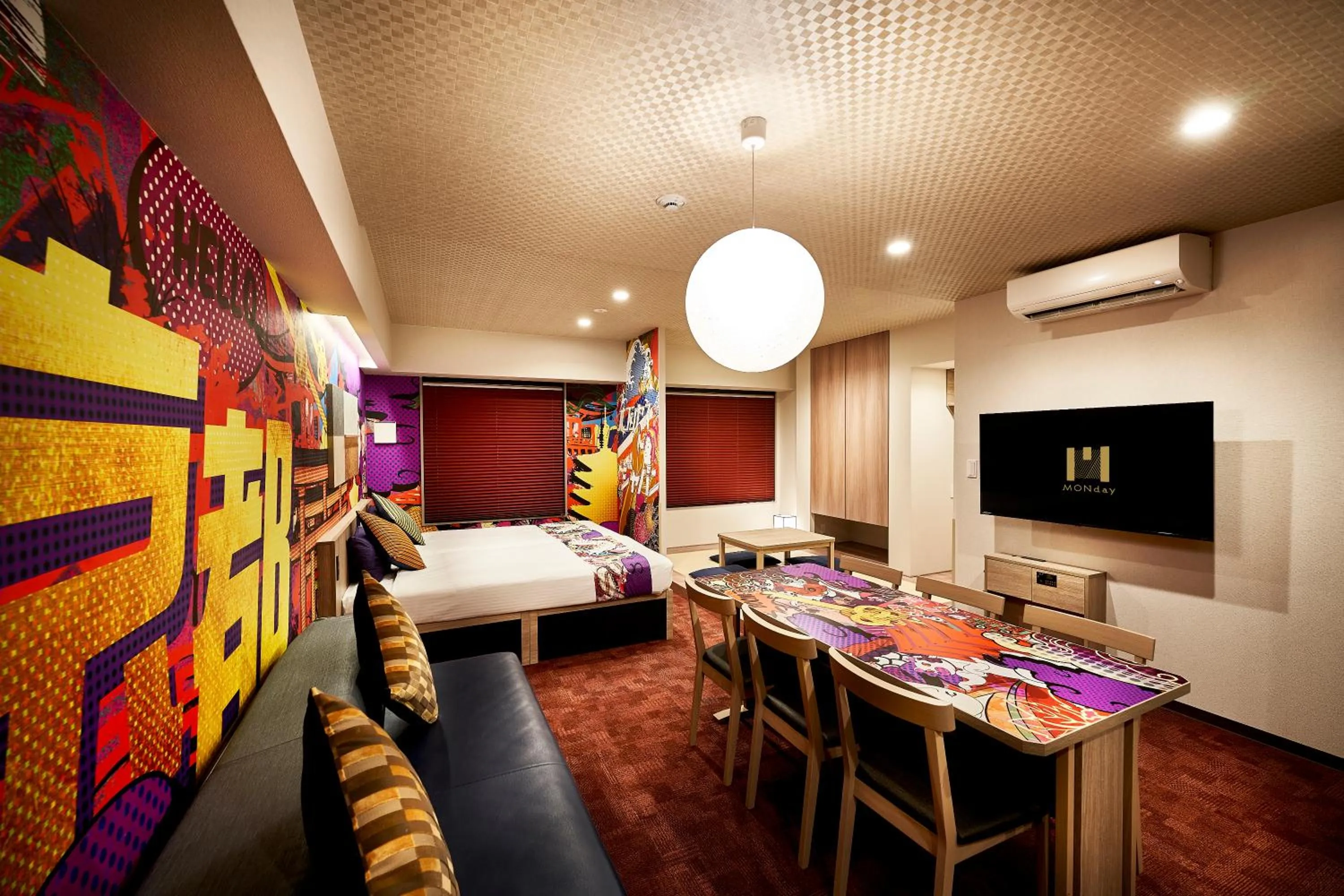 Bed in MONday Apart Premium KYOTO Station