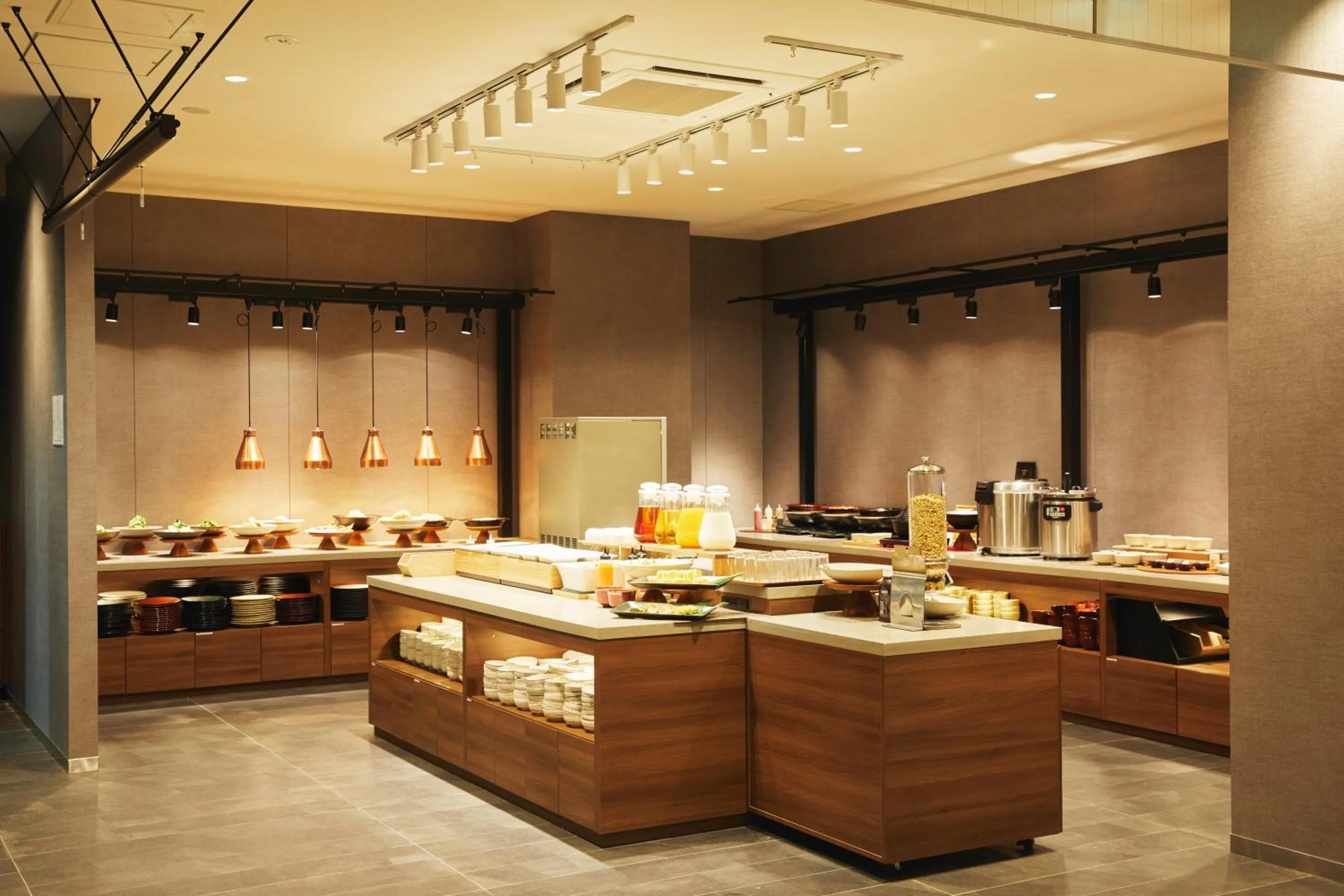 Buffet breakfast in hotel MONday KYOTO MARUTAMACHI