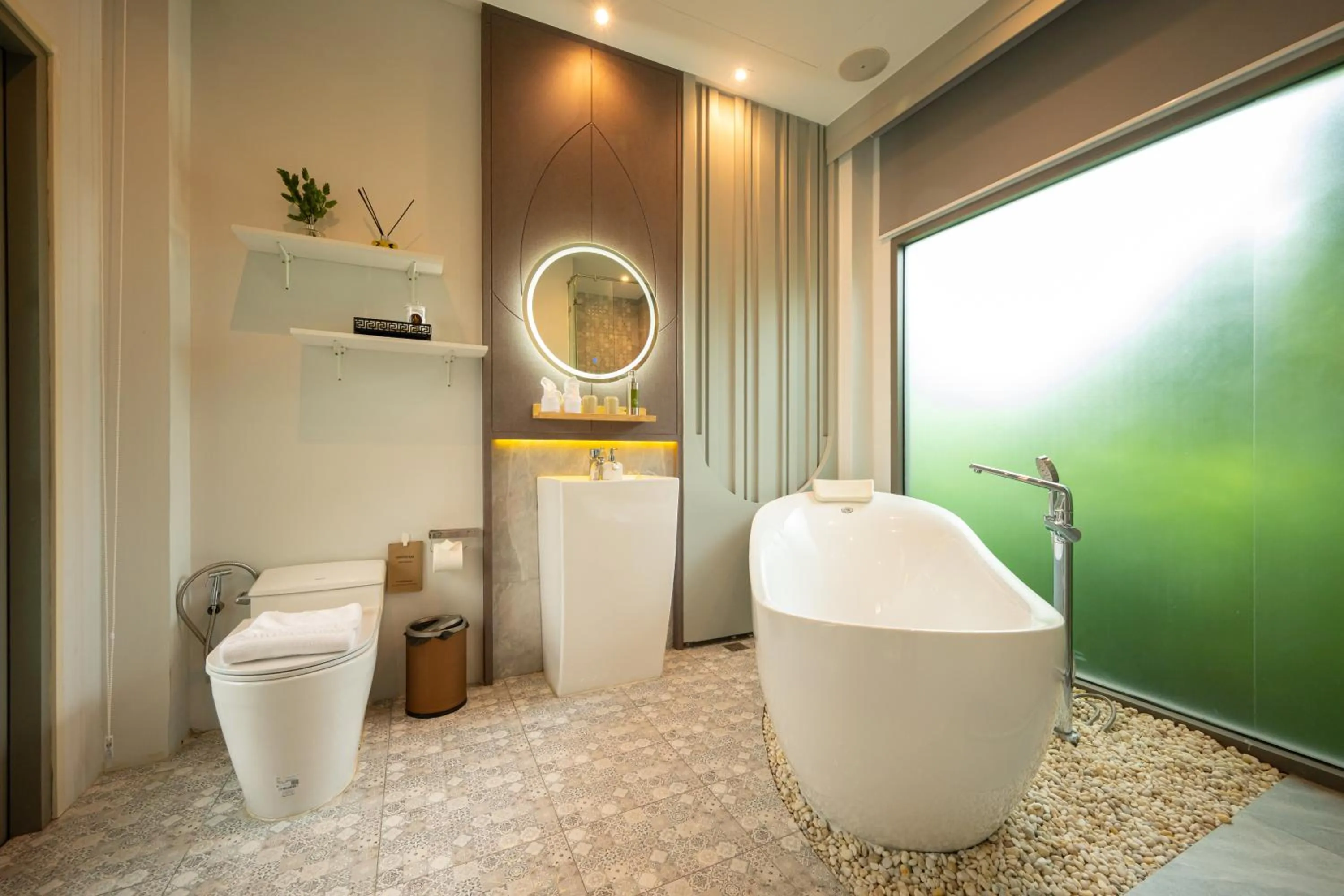 Bathroom in W1Bangkoknoi Hotel