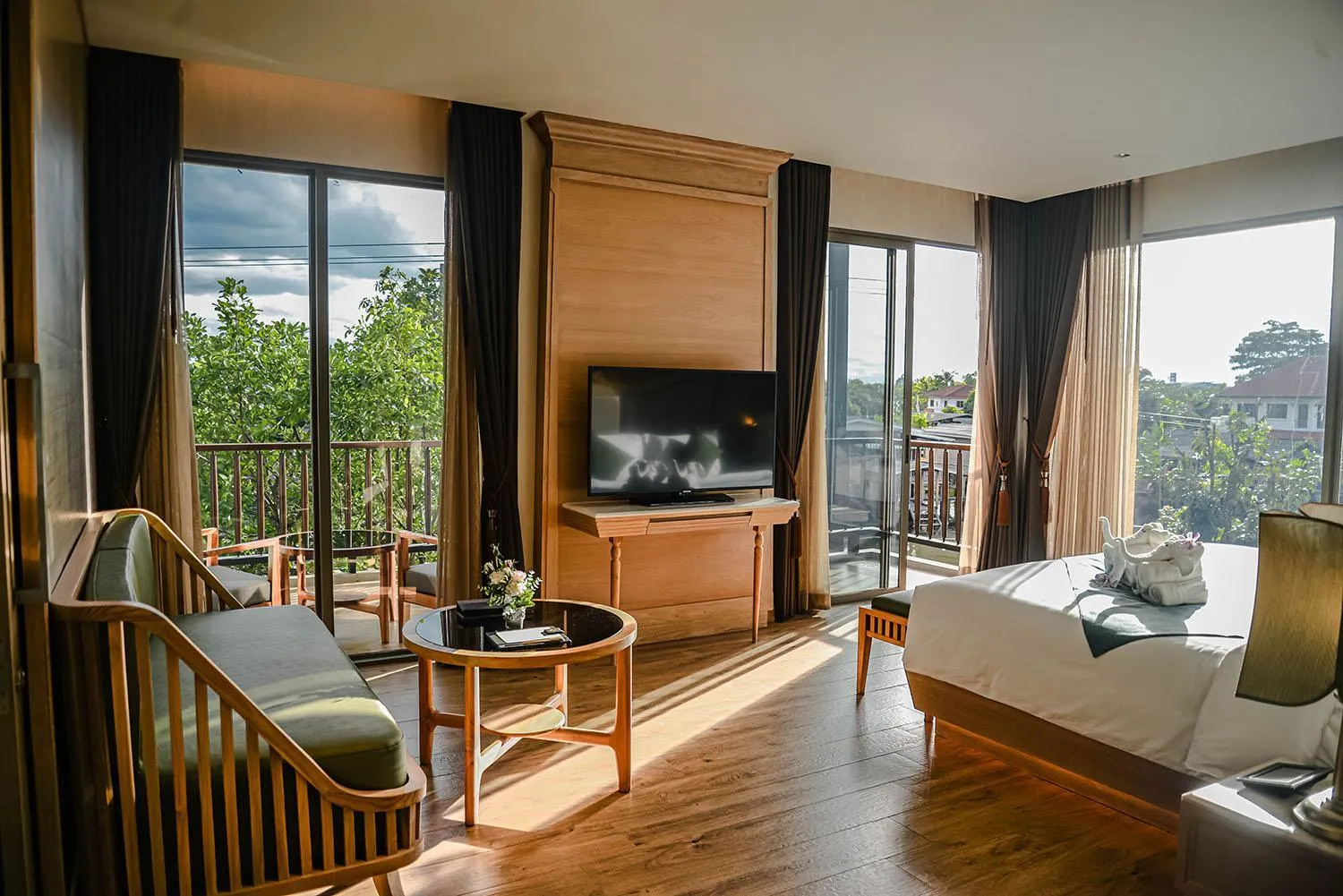 View (from property/room), Bed in W1Bangkoknoi Hotel