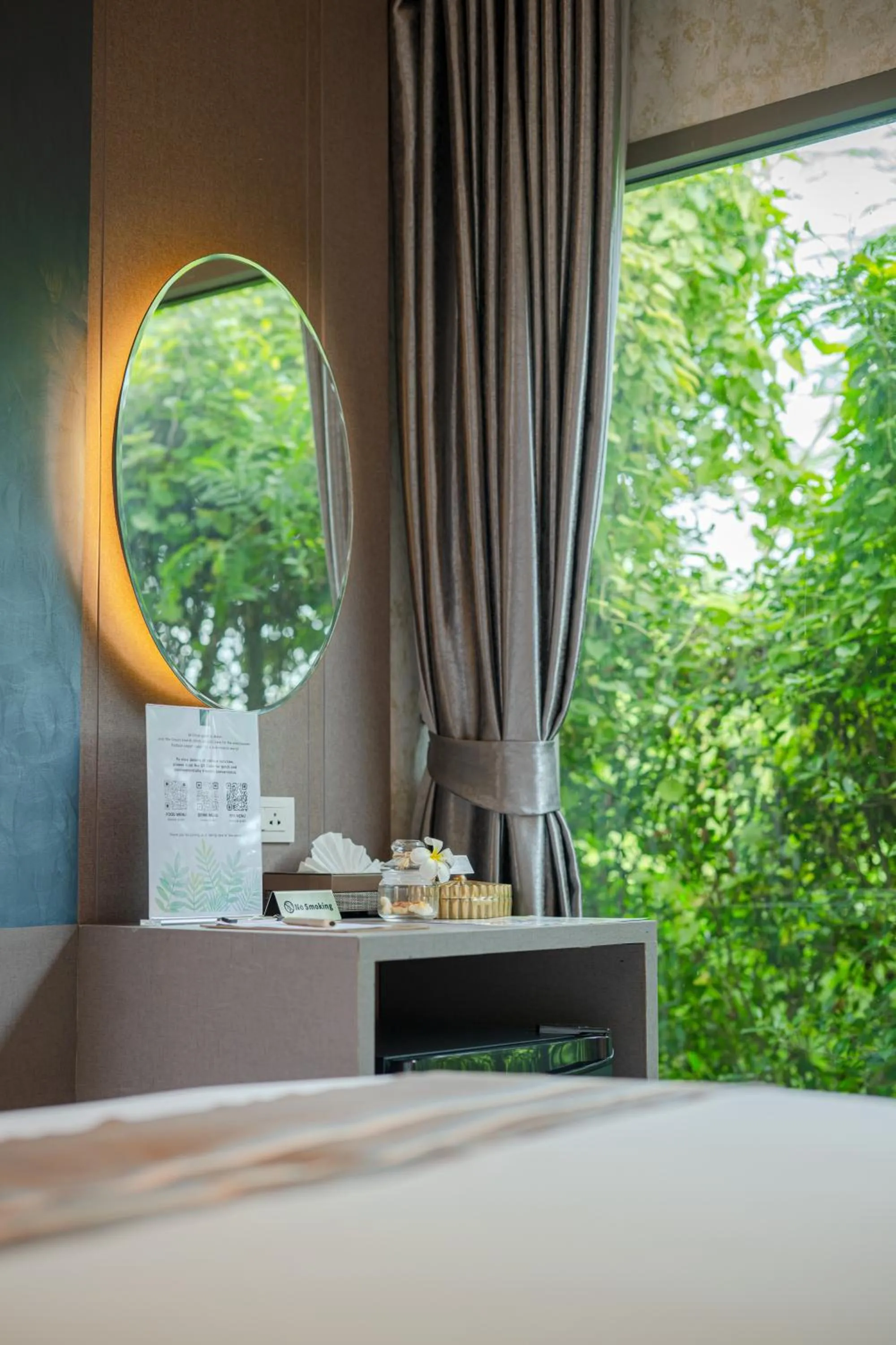 Bed in W1Bangkoknoi Hotel