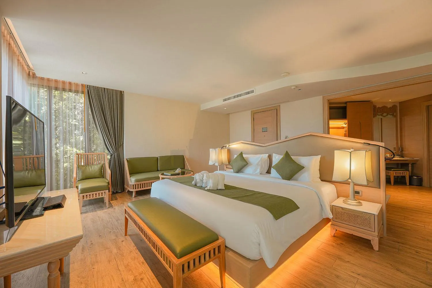 Bed in W1Bangkoknoi Hotel