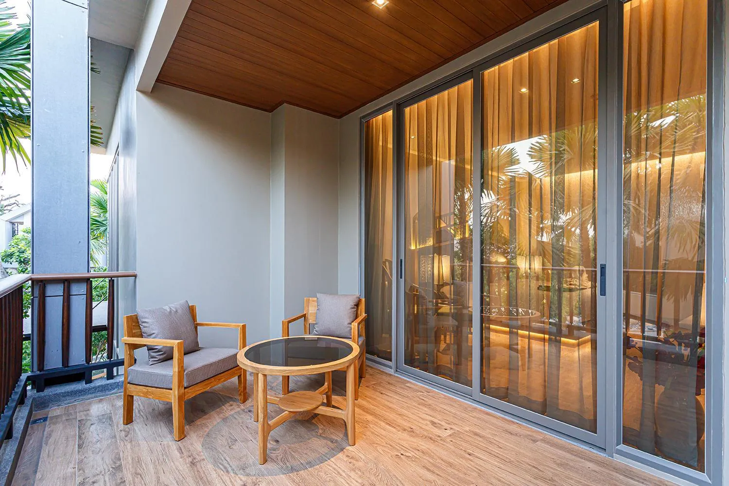 Seating area in W1Bangkoknoi Hotel