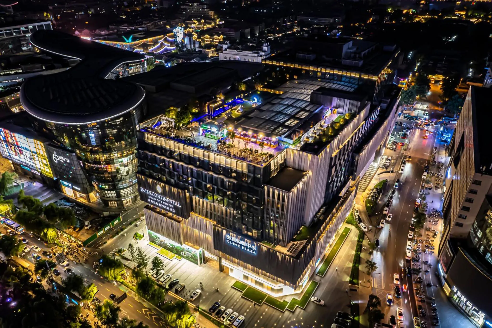 Property building in Intercontinental Jinan City Center by IHG