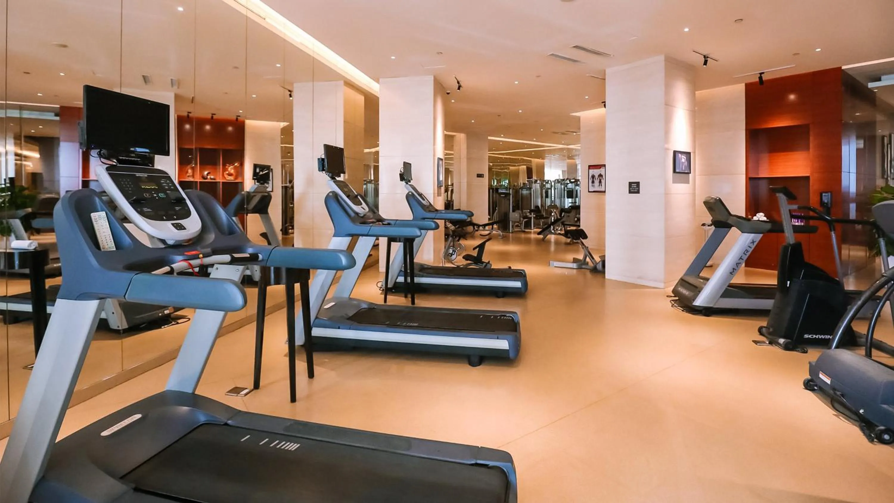 Fitness centre/facilities in Intercontinental Jinan City Center by IHG