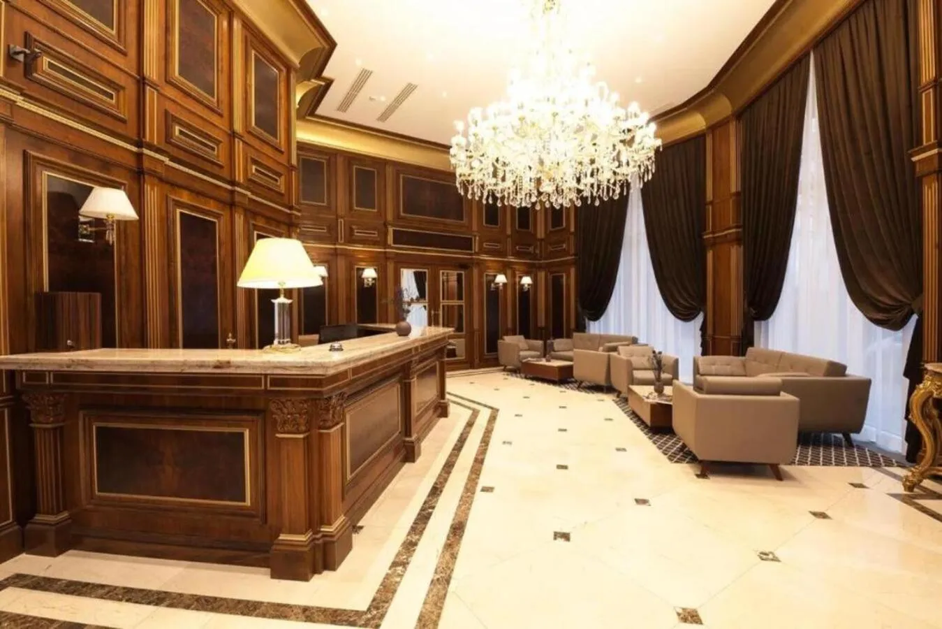 Seating area in Time Hotel&SPA