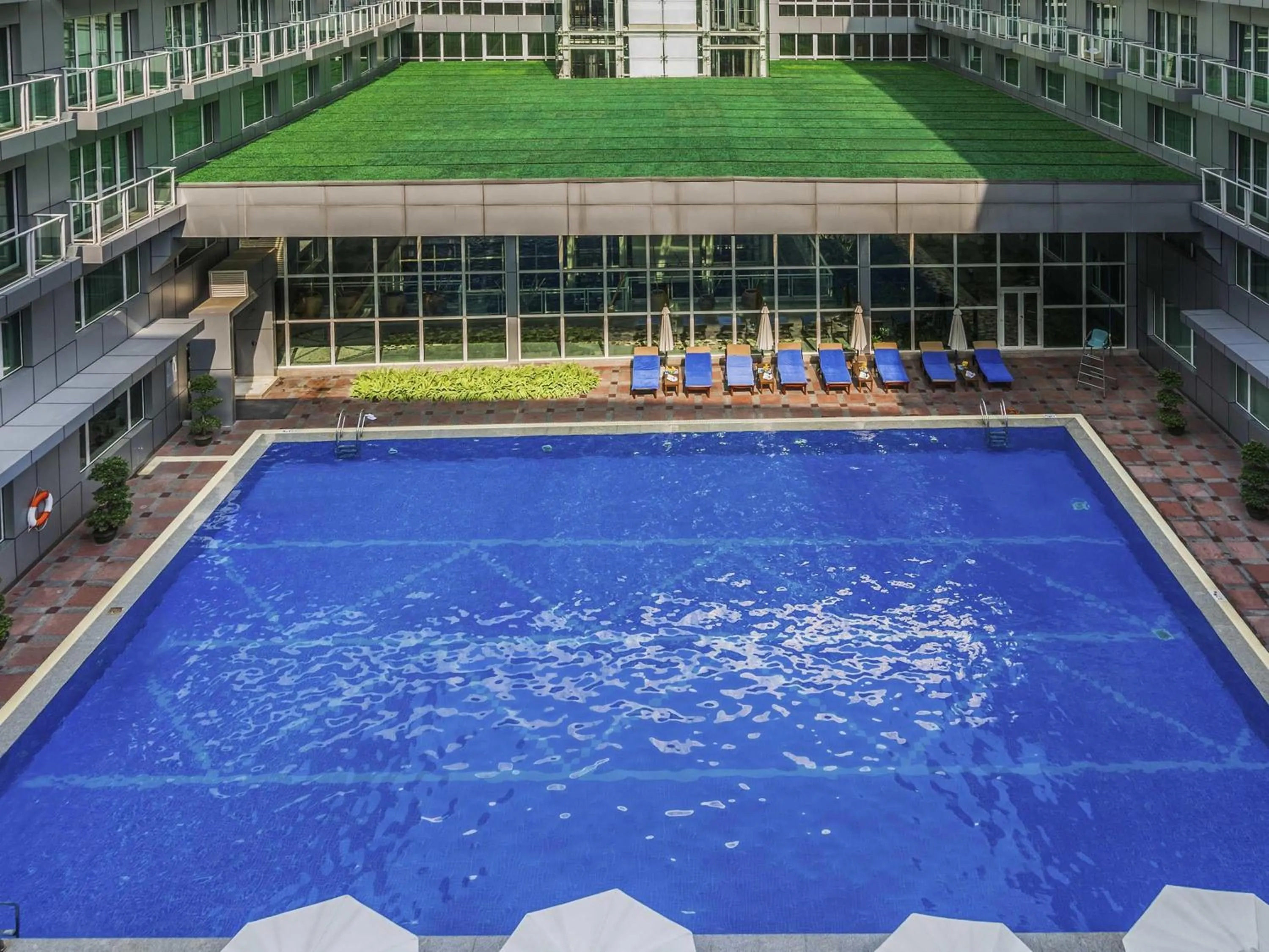 Pool view in Pullman Guangzhou Baiyun Airport - Free Shuttle Bus & Official Registration Agency during Canton Fair
