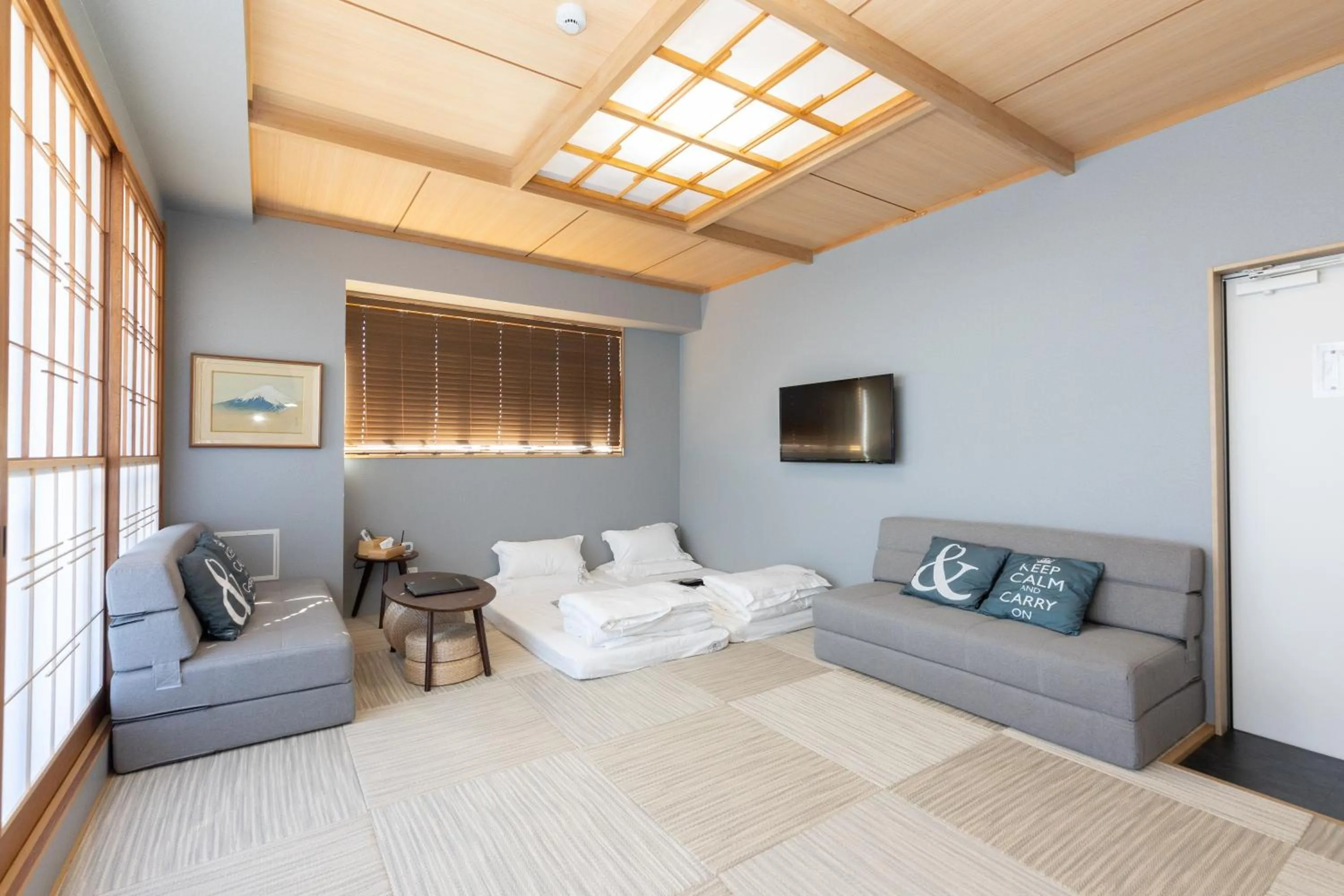 Bed in 灯光旅館 Light hotel