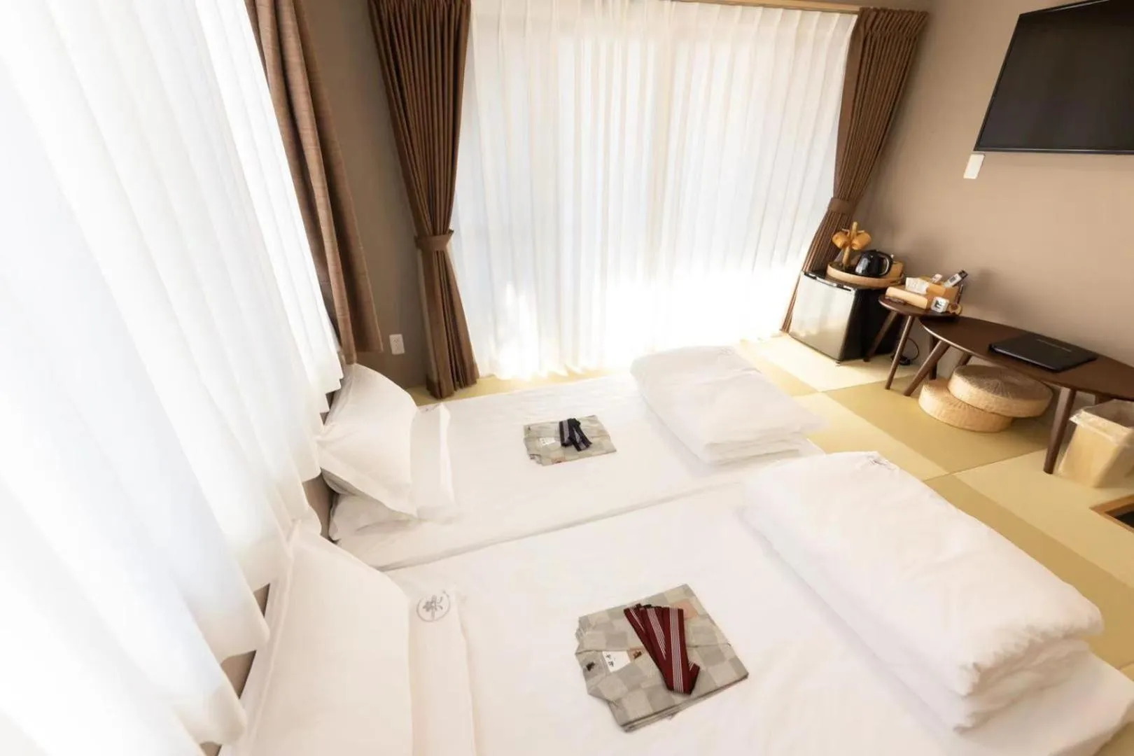Bed in 灯光旅館 Light hotel