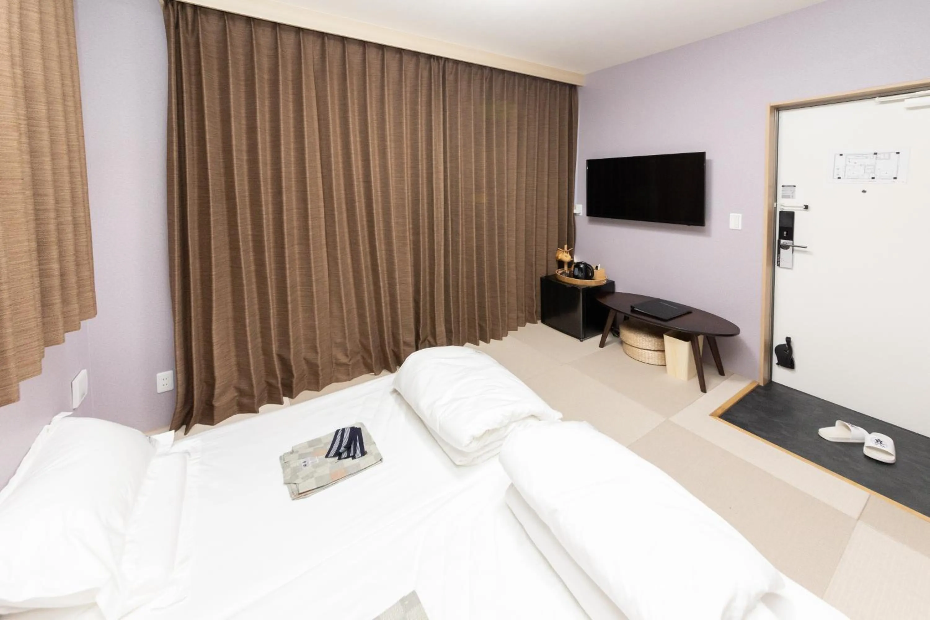 Bed in 灯光旅館 Light hotel