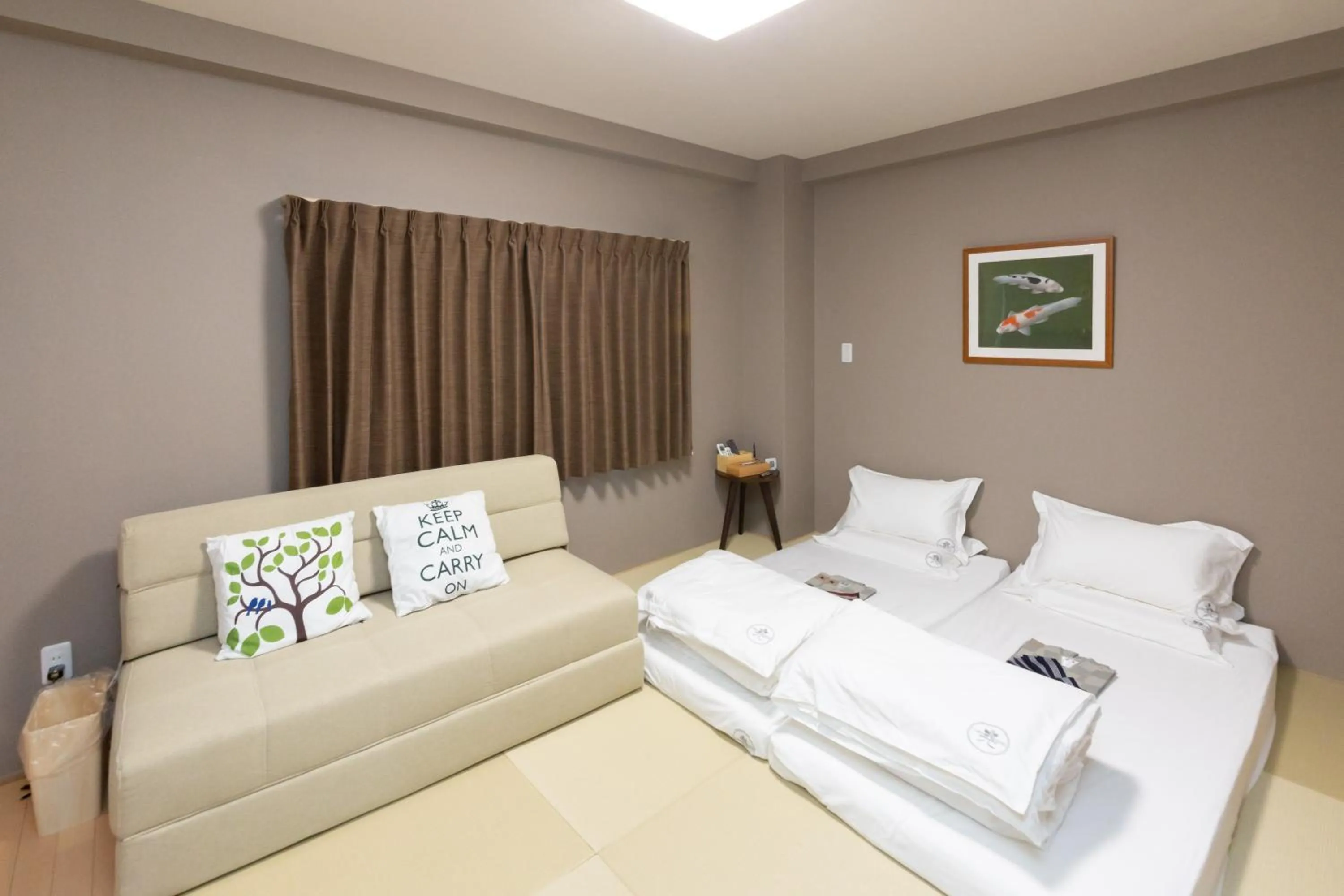 Bed in 灯光旅館 Light hotel