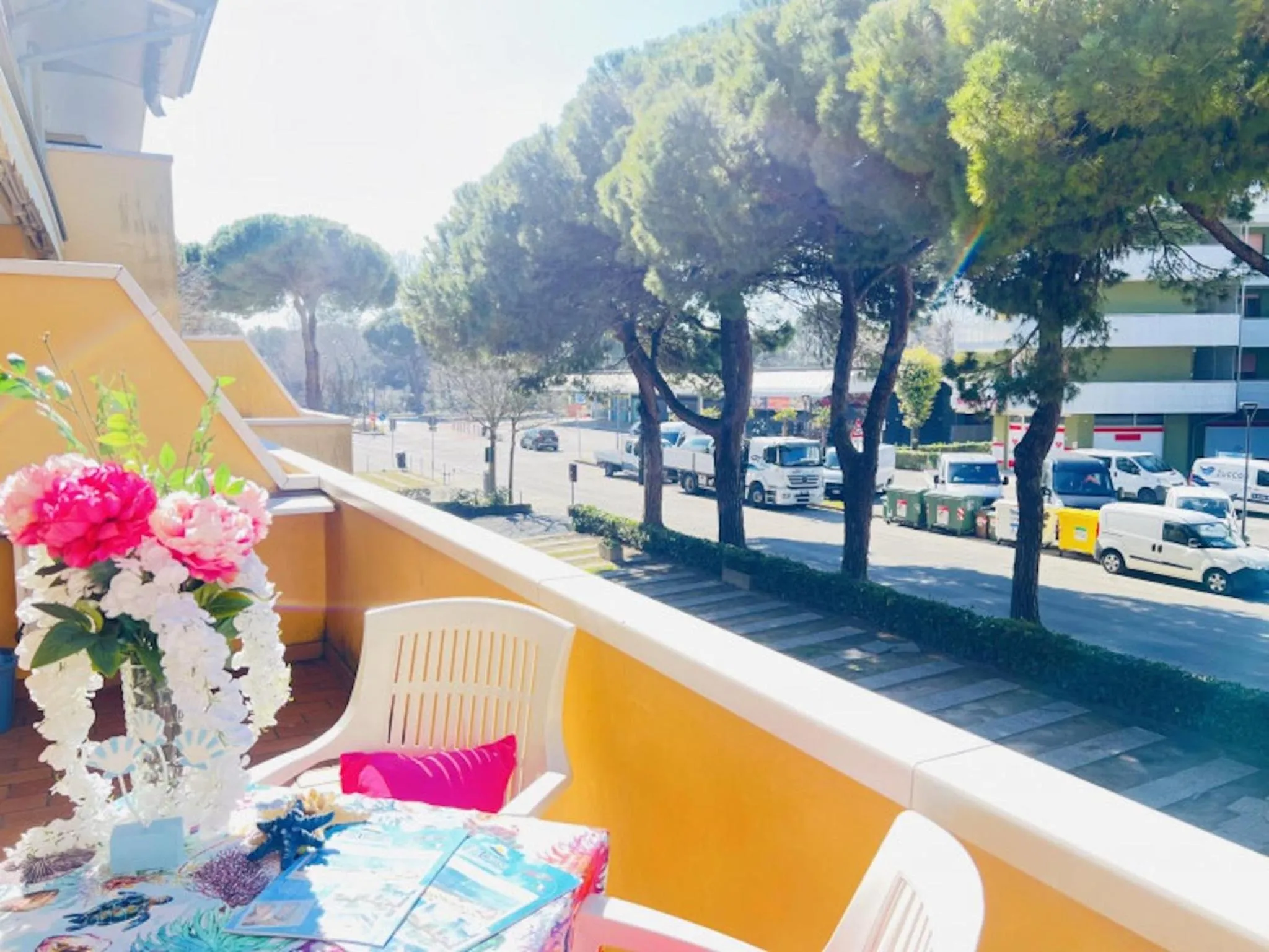 Spacious apartment with large balcony