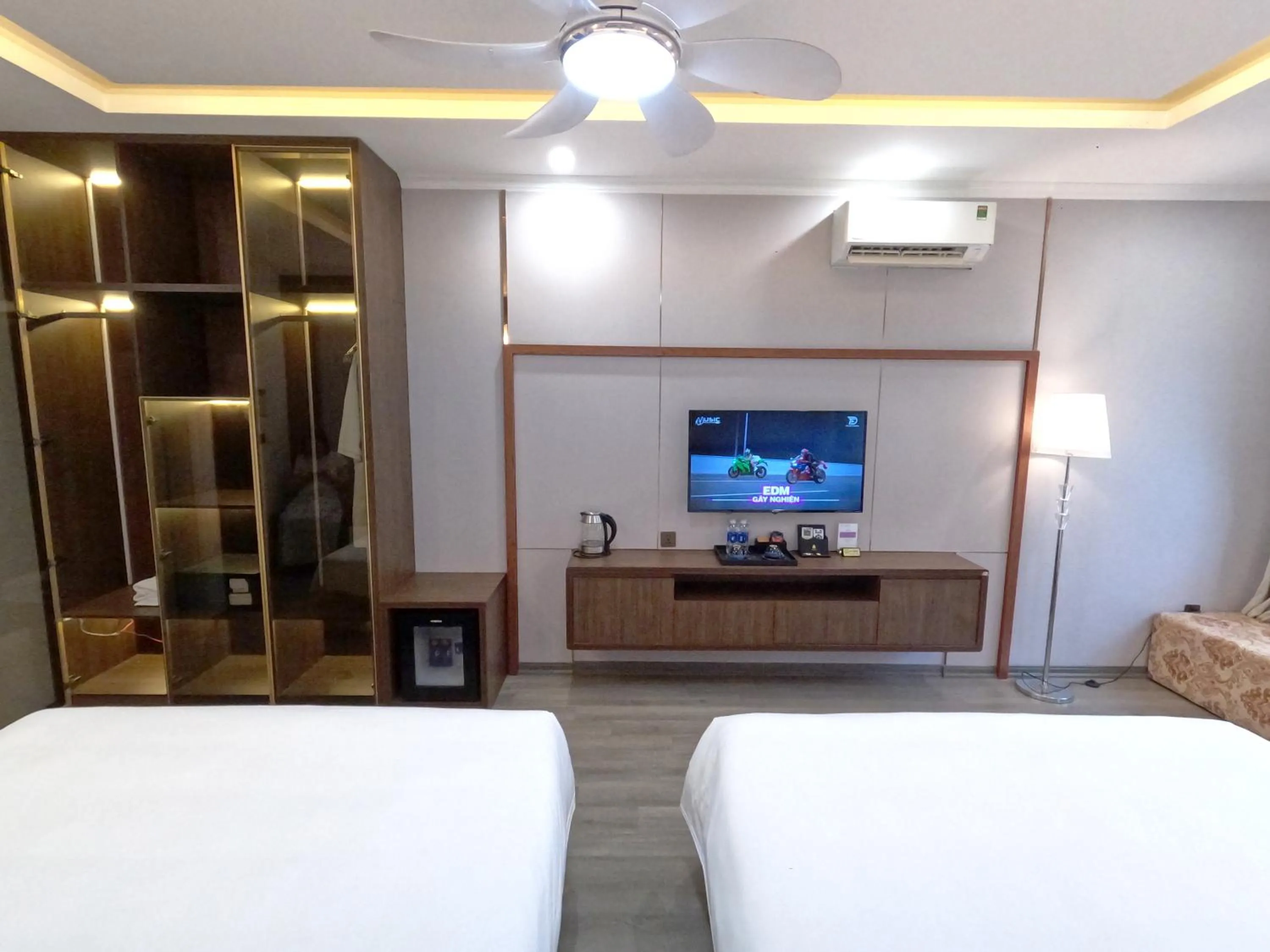 Bed in Halong Lavender Hotel