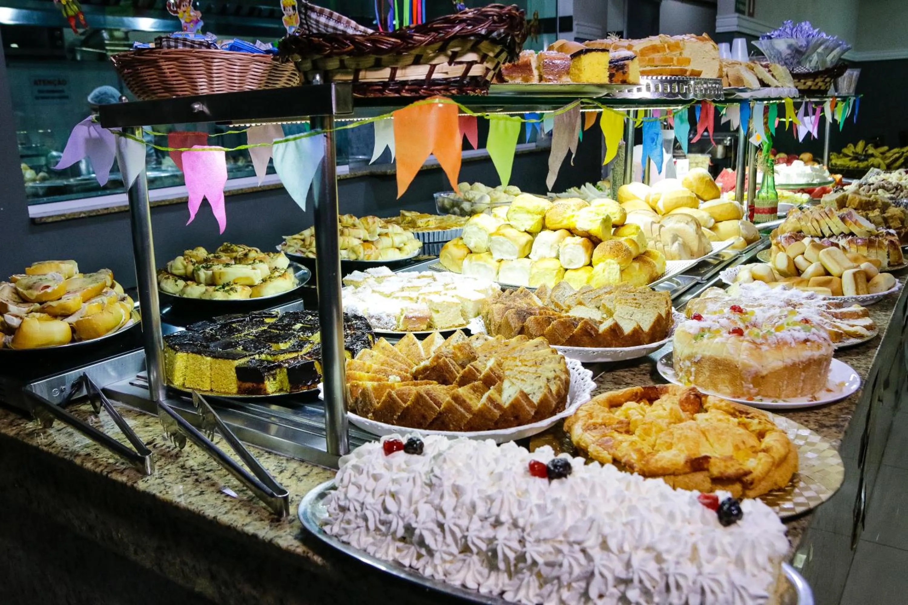 Buffet breakfast in Hotel San Rafain