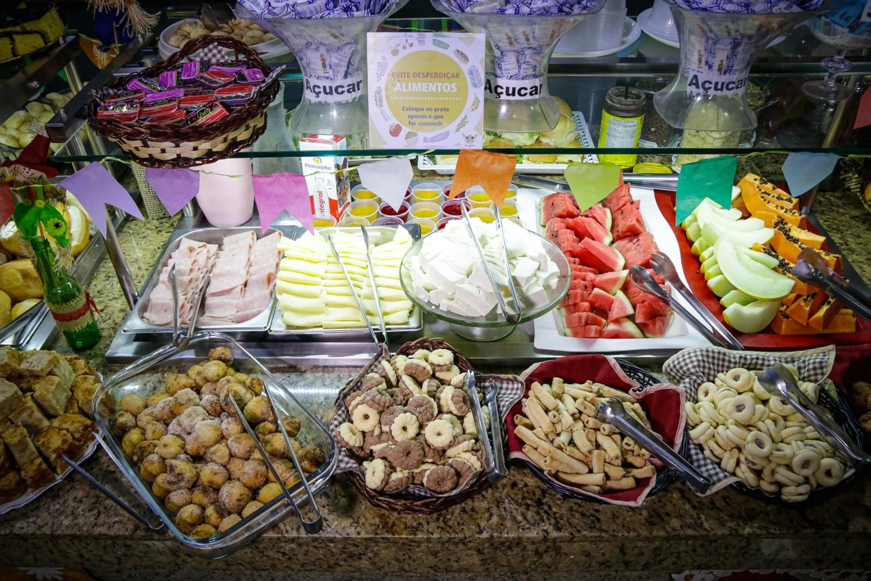 Buffet breakfast in Hotel San Rafain