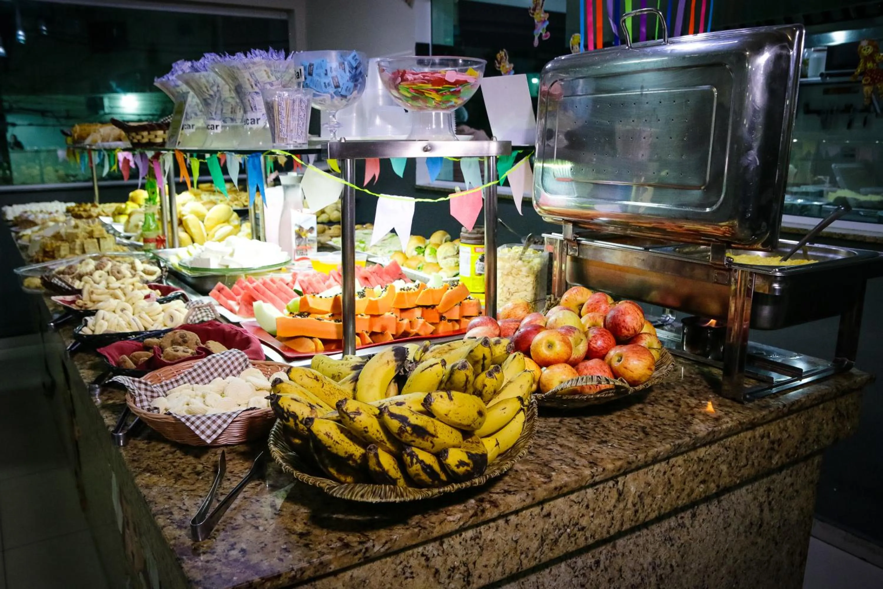 Buffet breakfast in Hotel San Rafain
