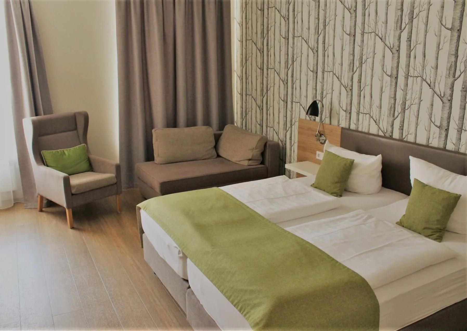 Bed in Hotel Eifelbräu