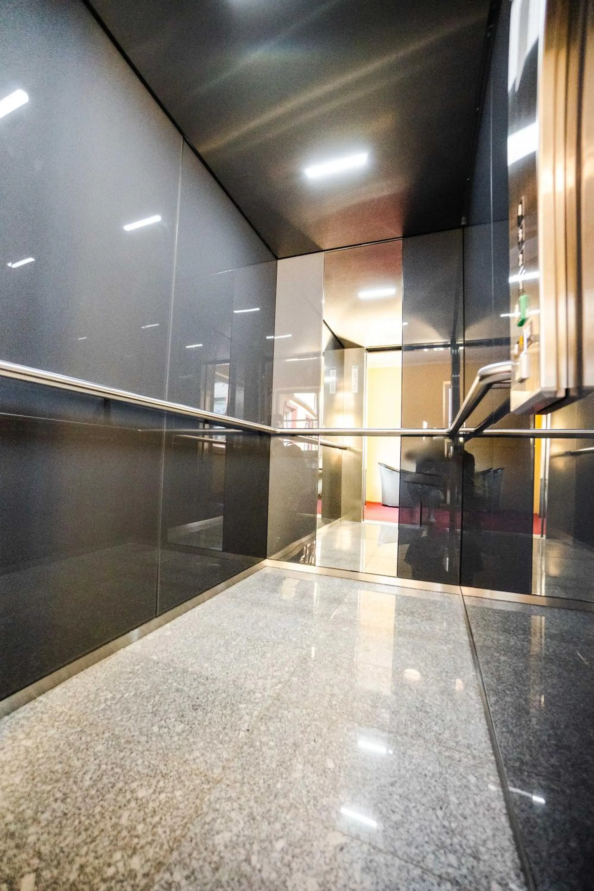 elevator in Hotel Rheinfels