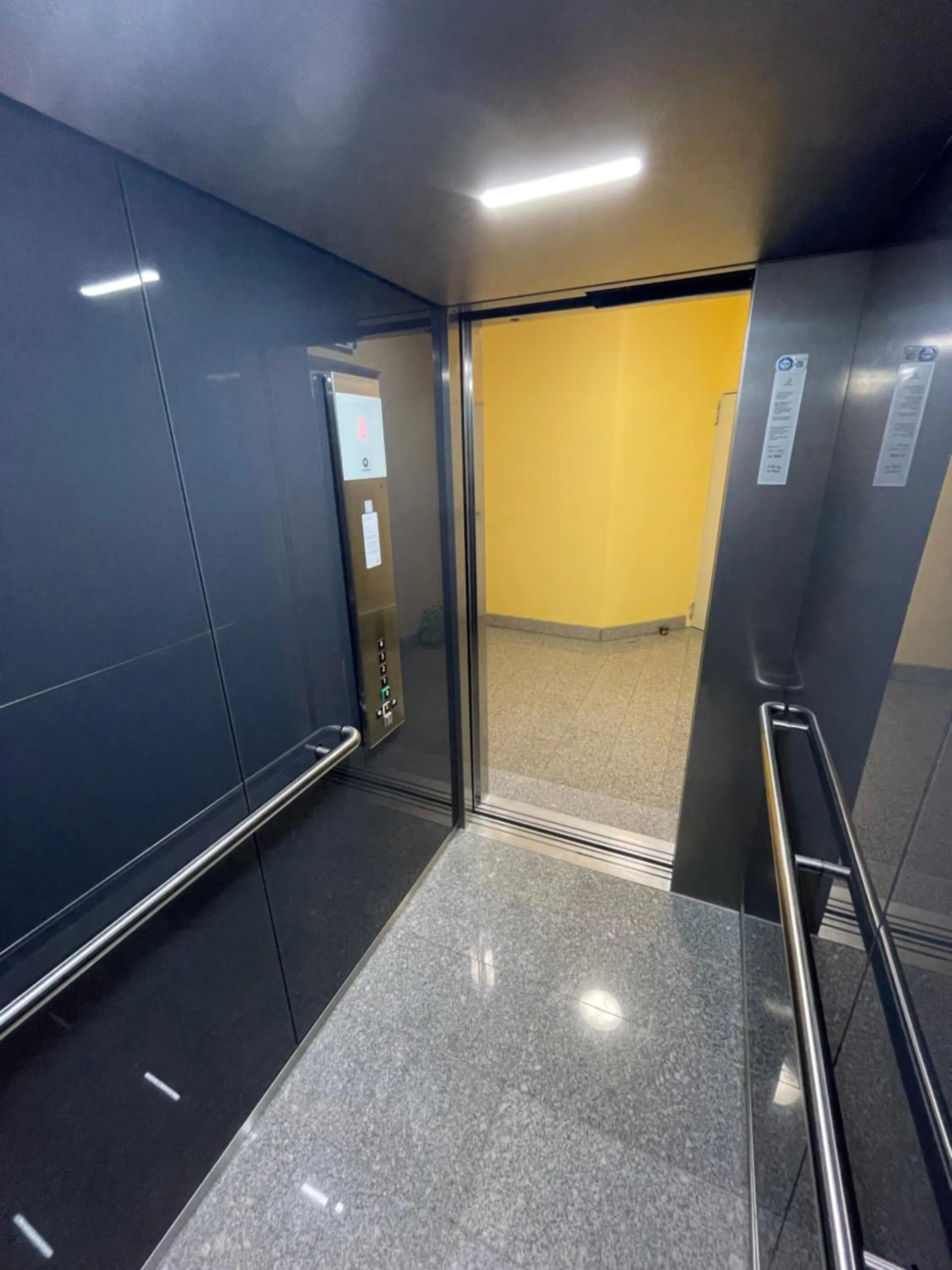 elevator in Hotel Rheinfels