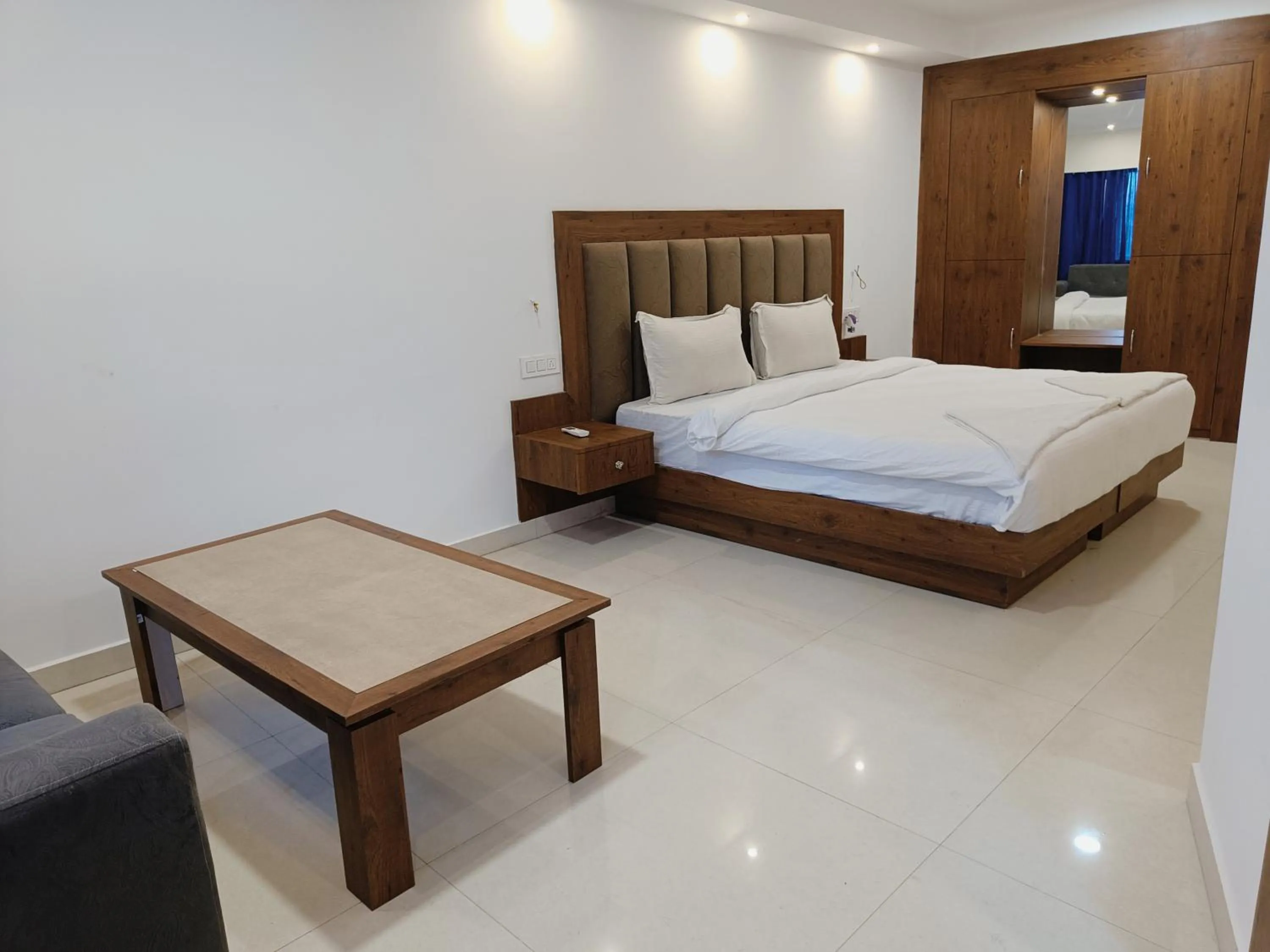 Bed in Sambodhi Retreat