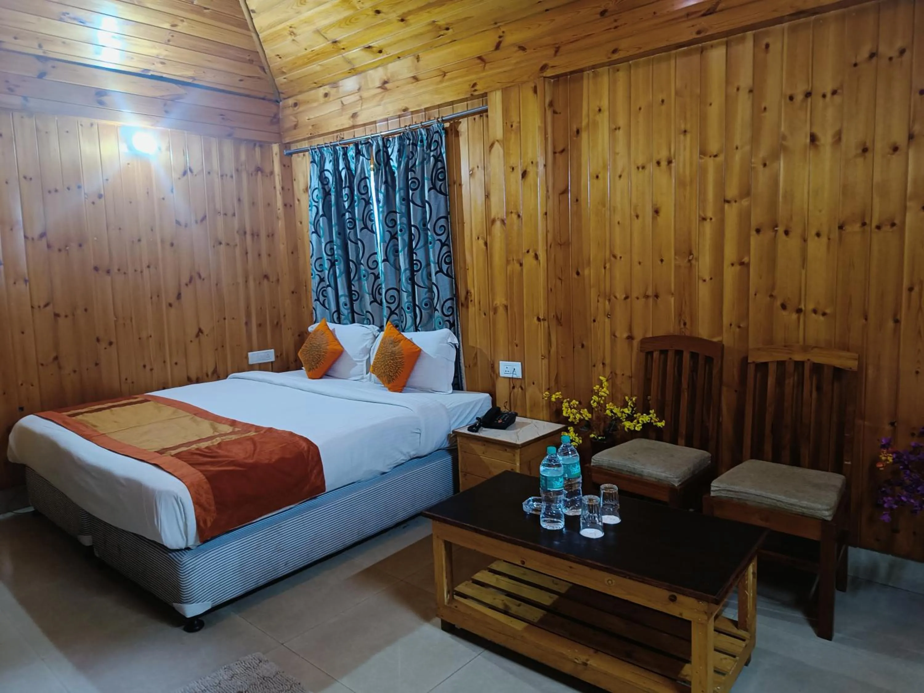 Bed in Sambodhi Retreat