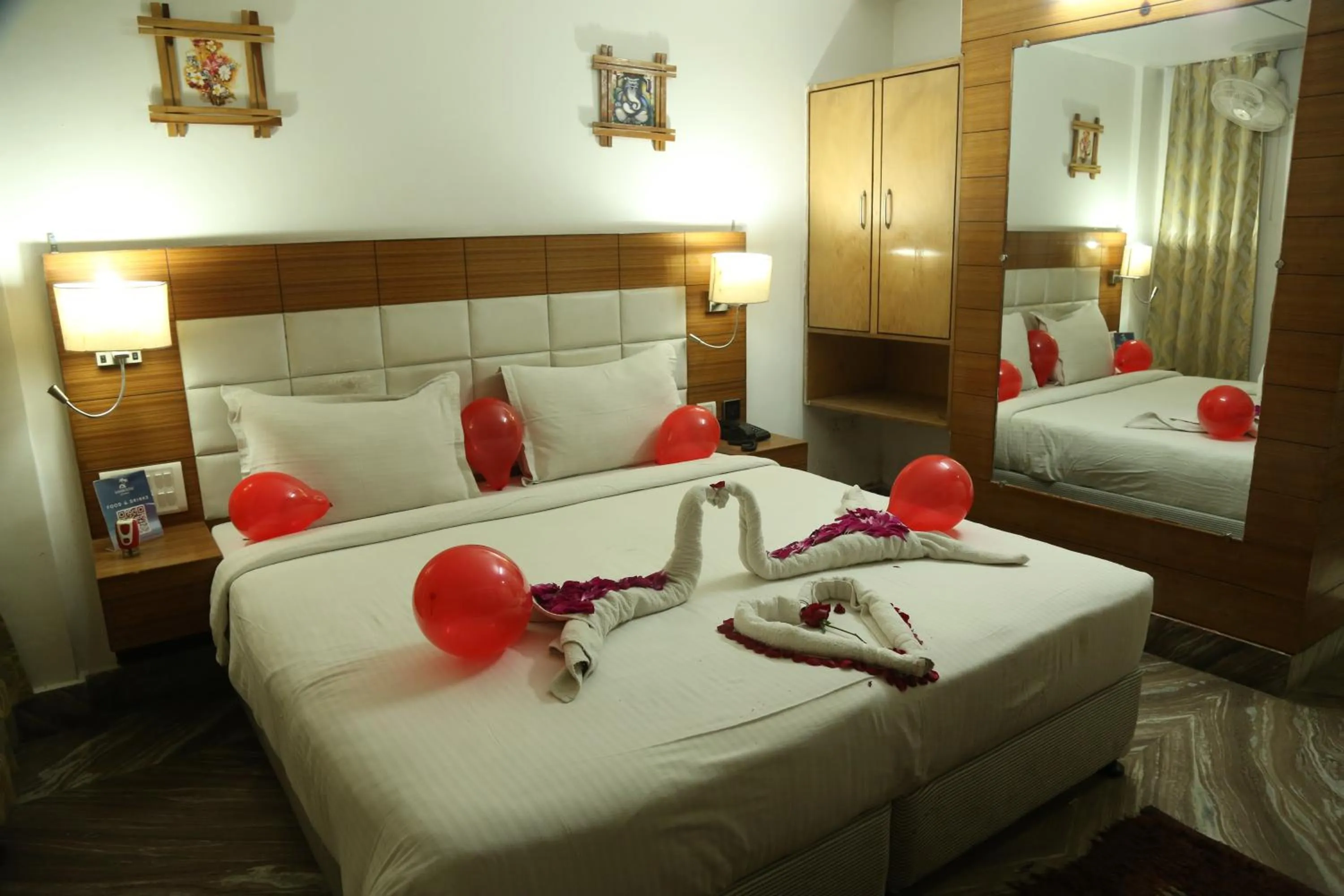 Bed in Sambodhi Retreat
