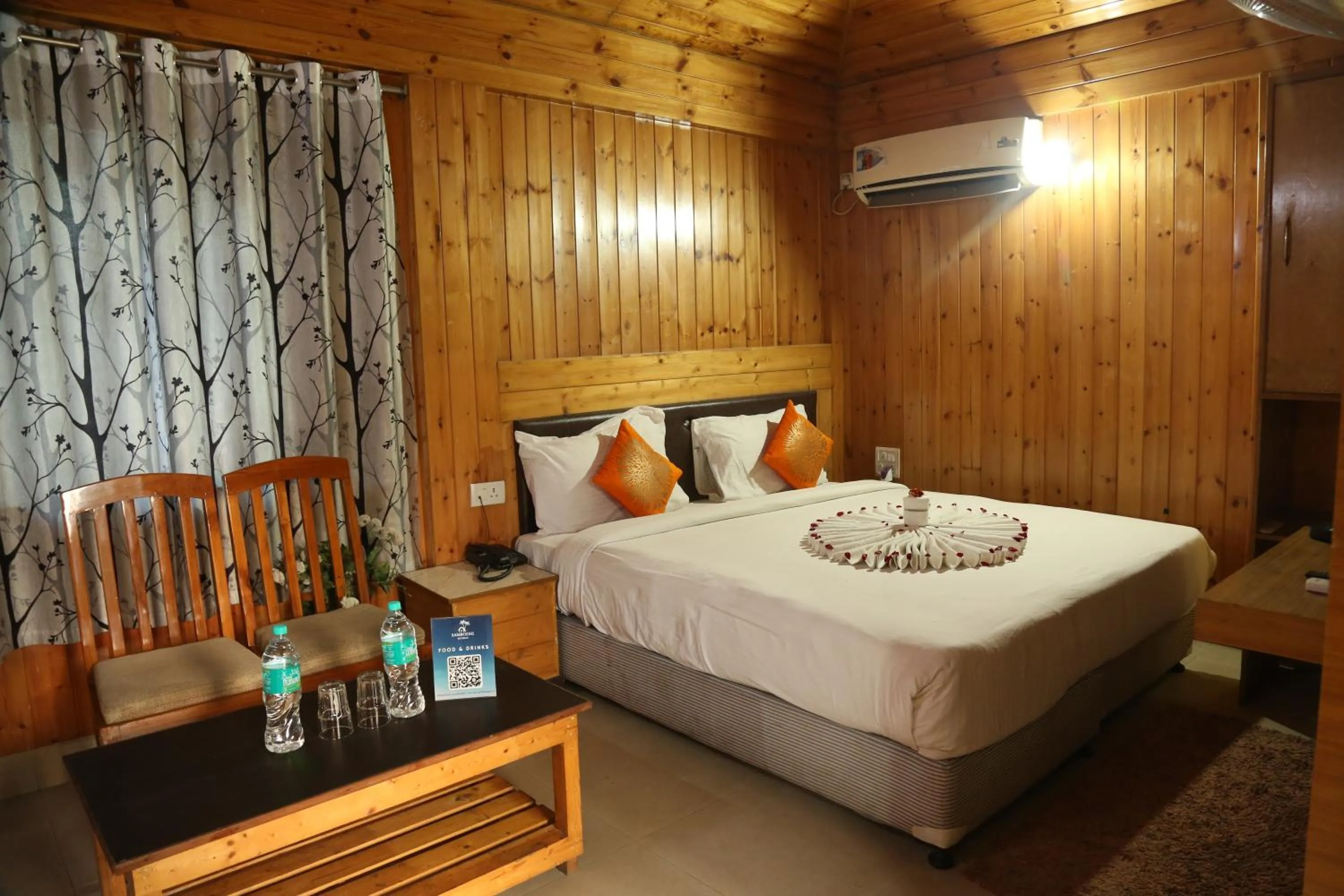 Bed in Sambodhi Retreat