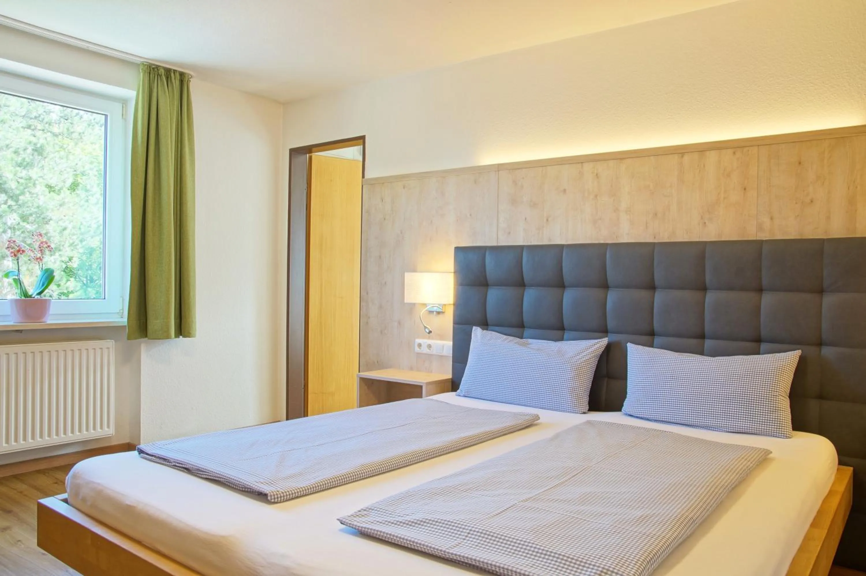 Bed in Hotel Waldmann