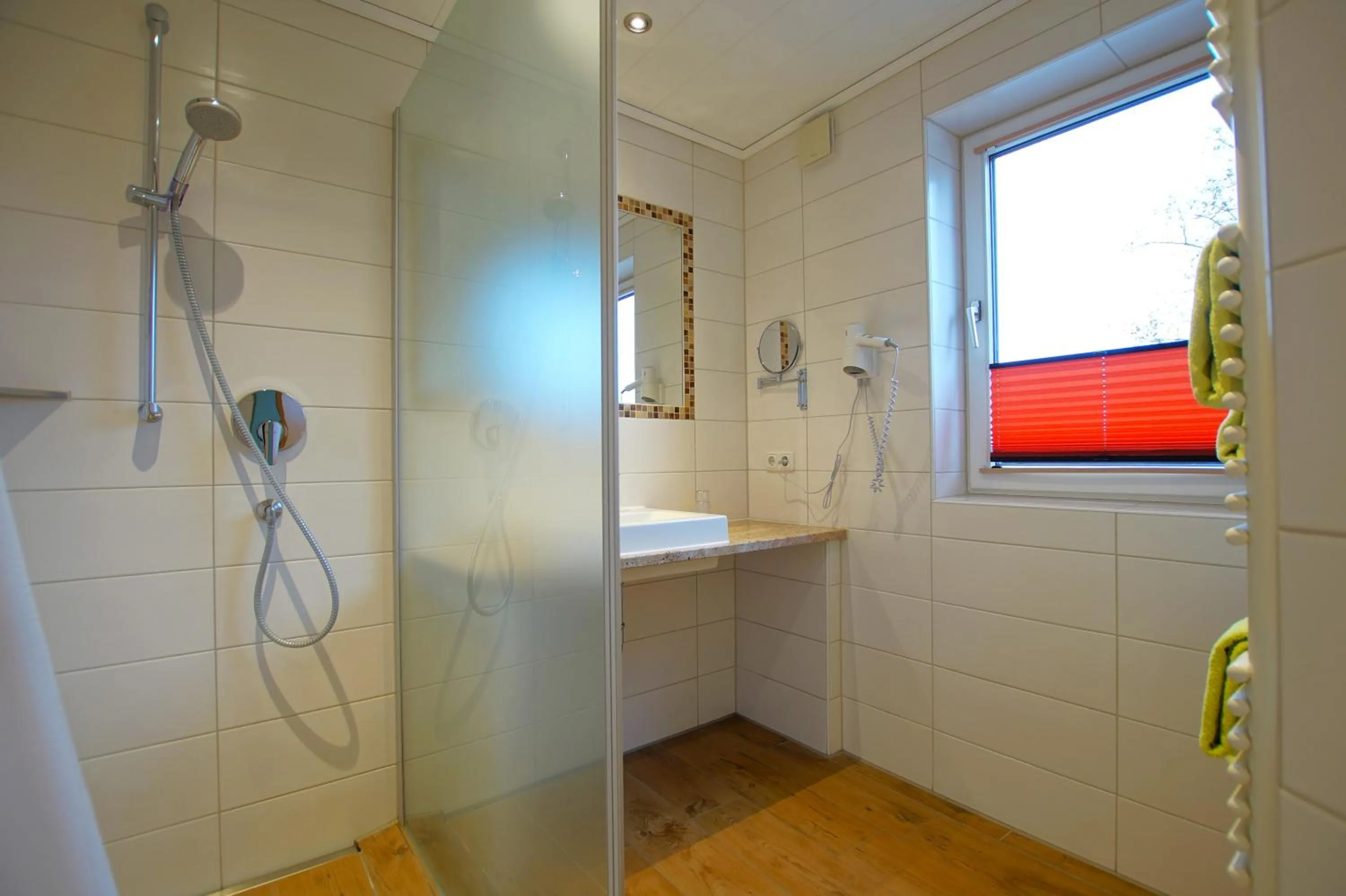 Shower in Hotel Waldmann