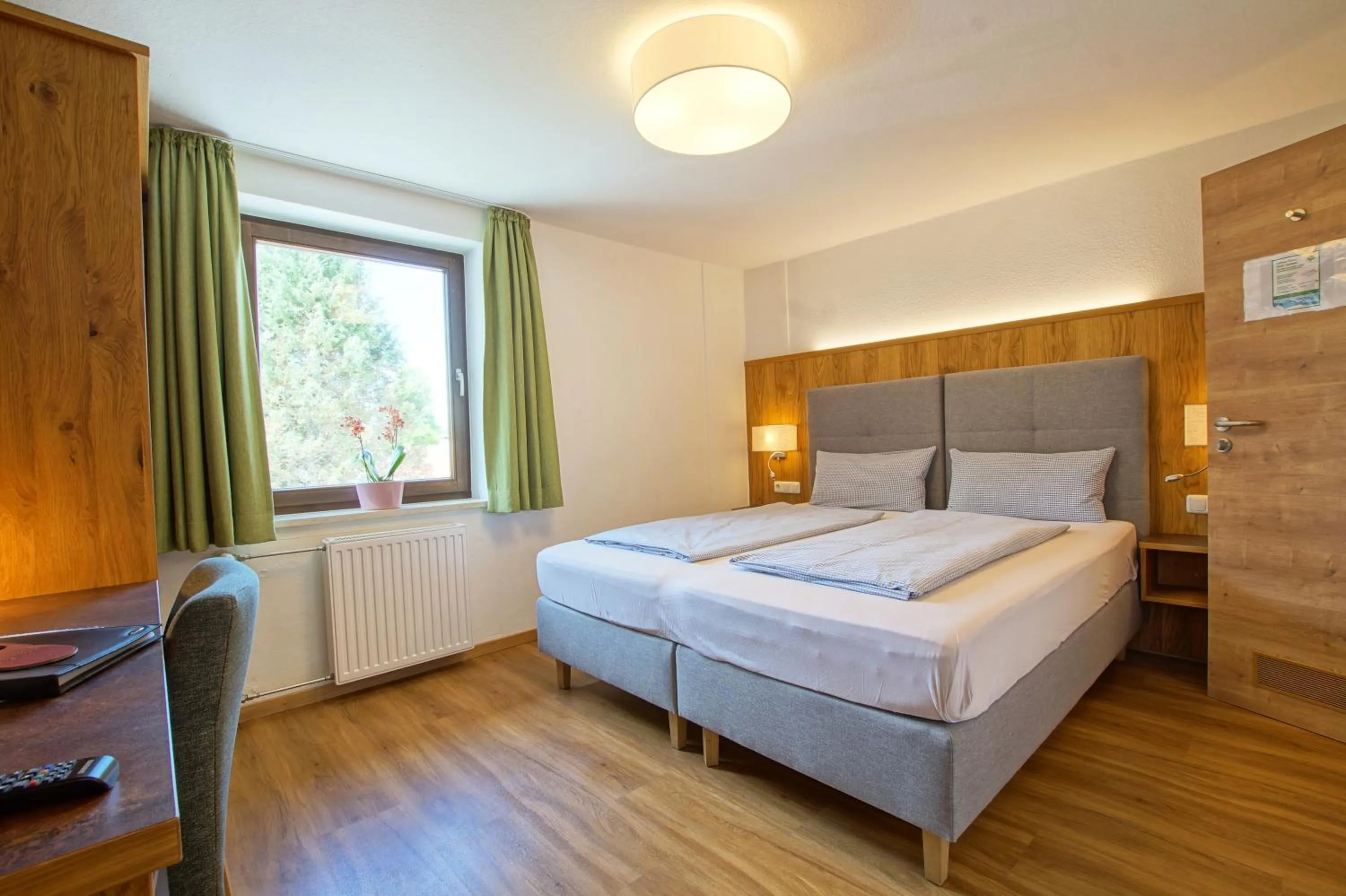 Bed in Hotel Waldmann