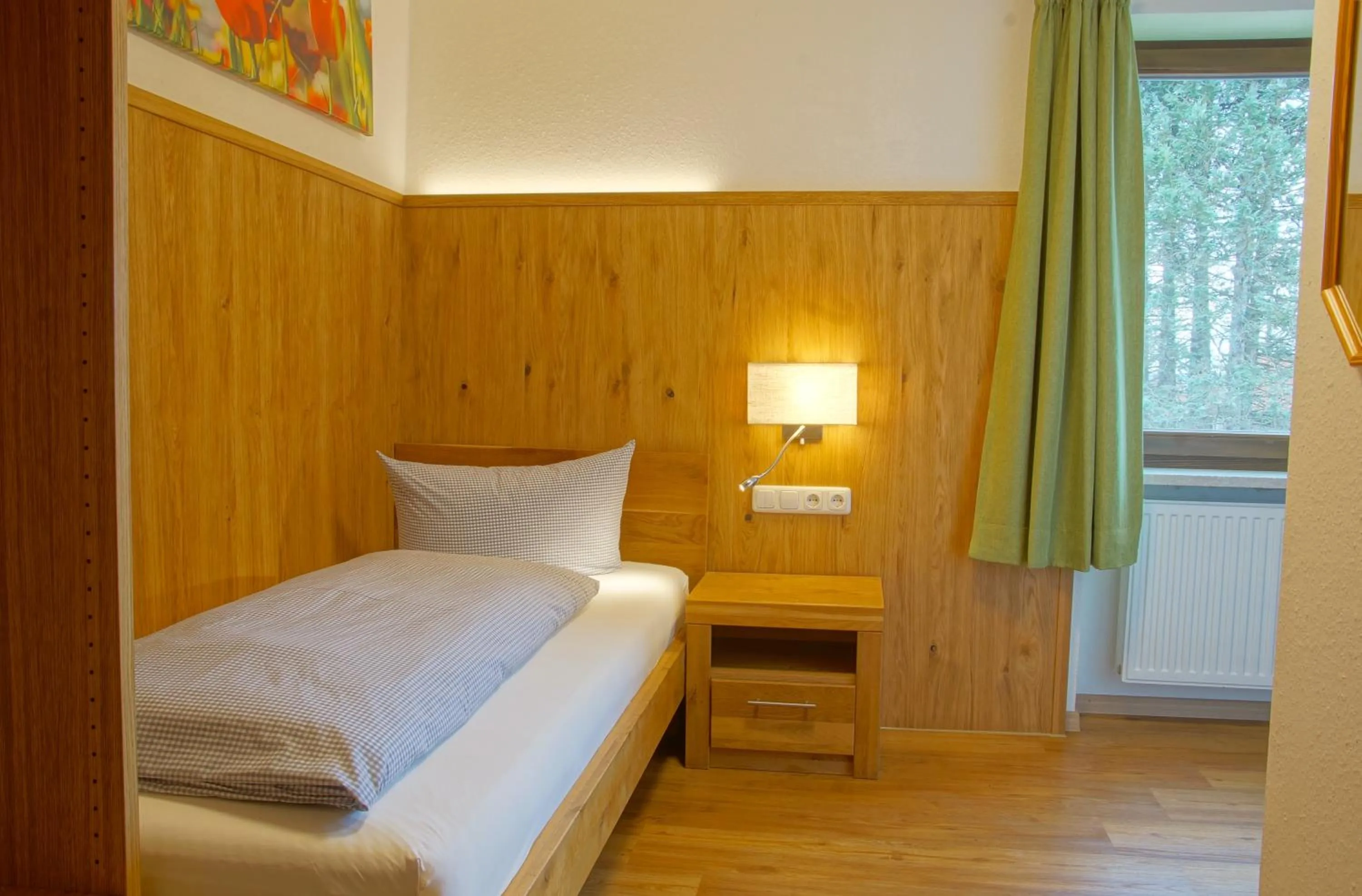 Bed in Hotel Waldmann