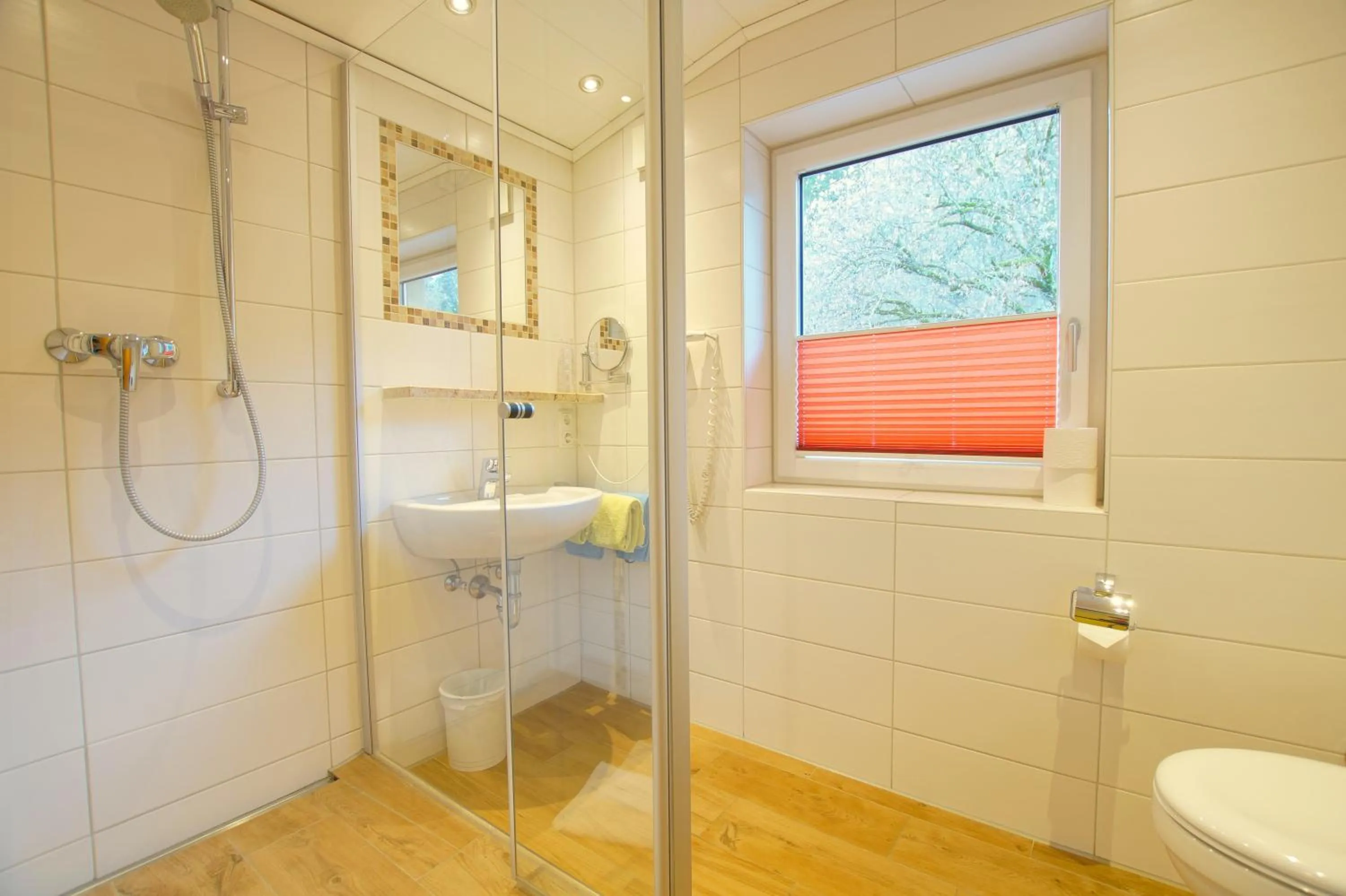 Shower in Hotel Waldmann