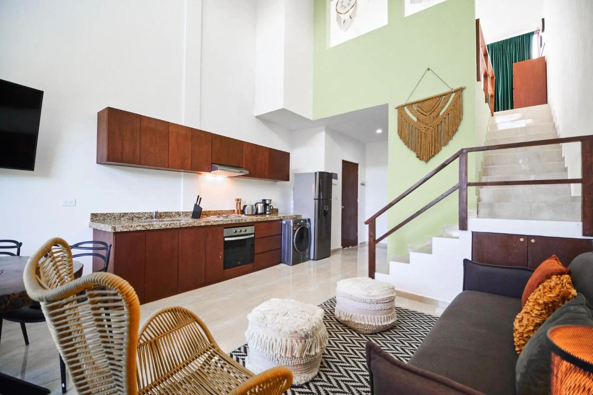 Kitchen or kitchenette in Cave Apartments Mexico 5