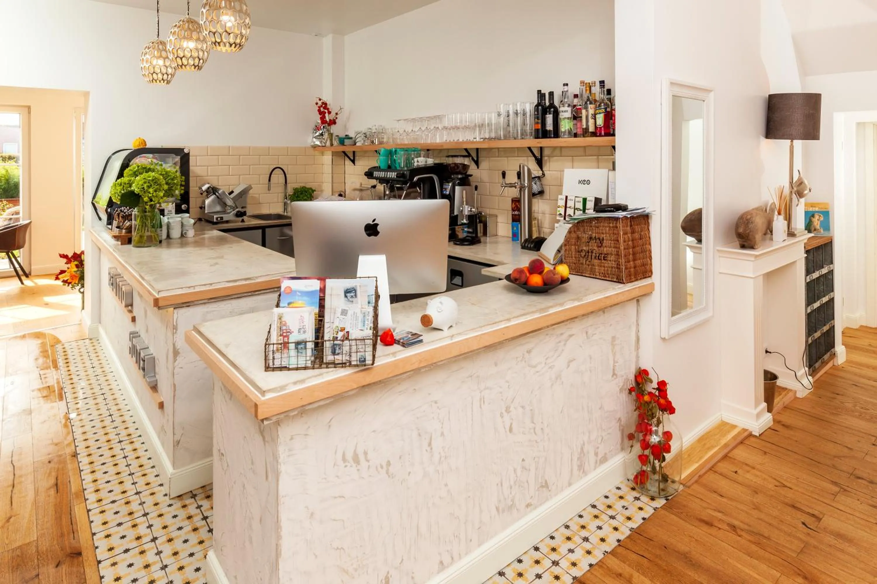 Lobby or reception in Relitto Boutique und Aparthotel Borkum