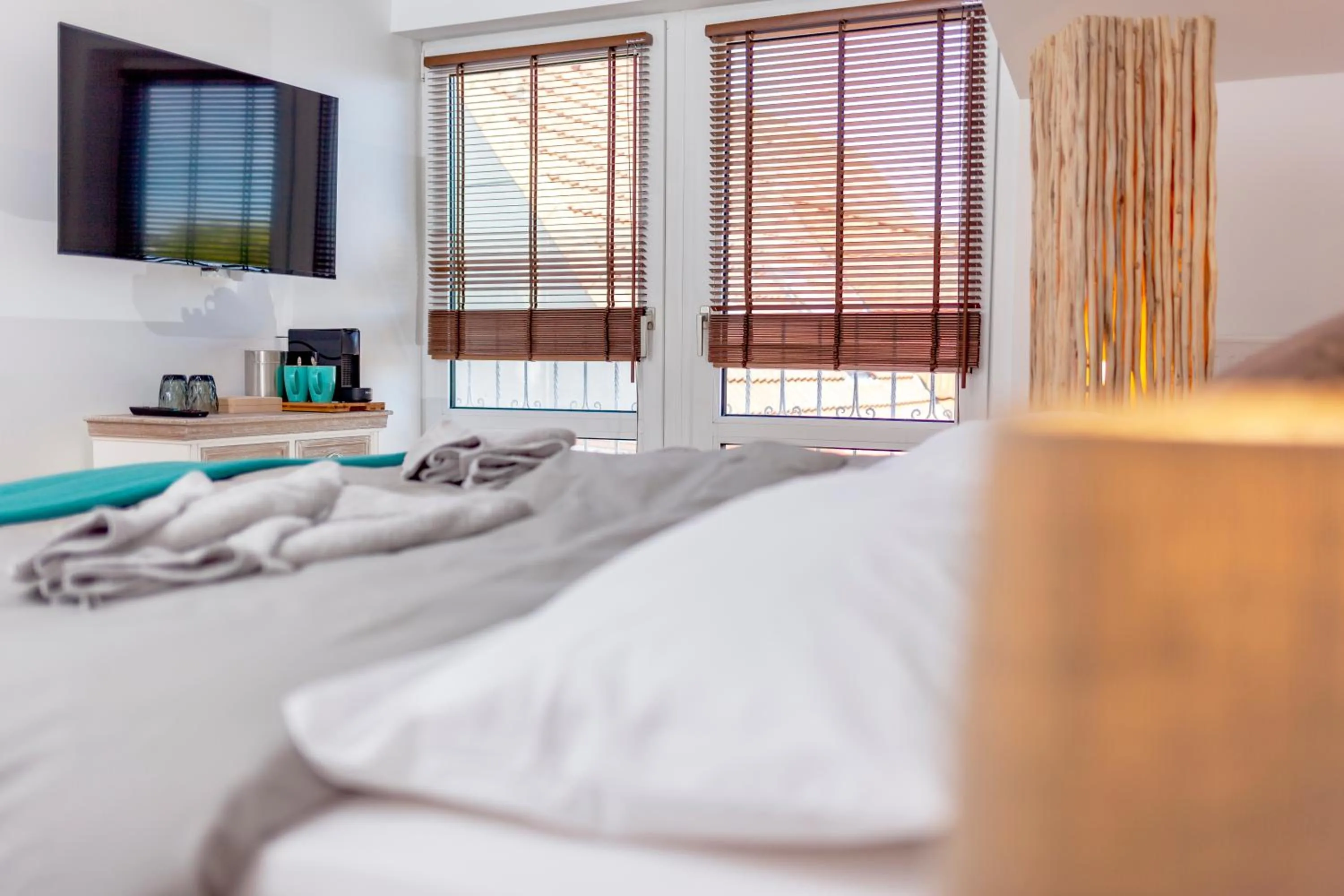 TV and multimedia, Bed in Relitto Boutique und Aparthotel Borkum
