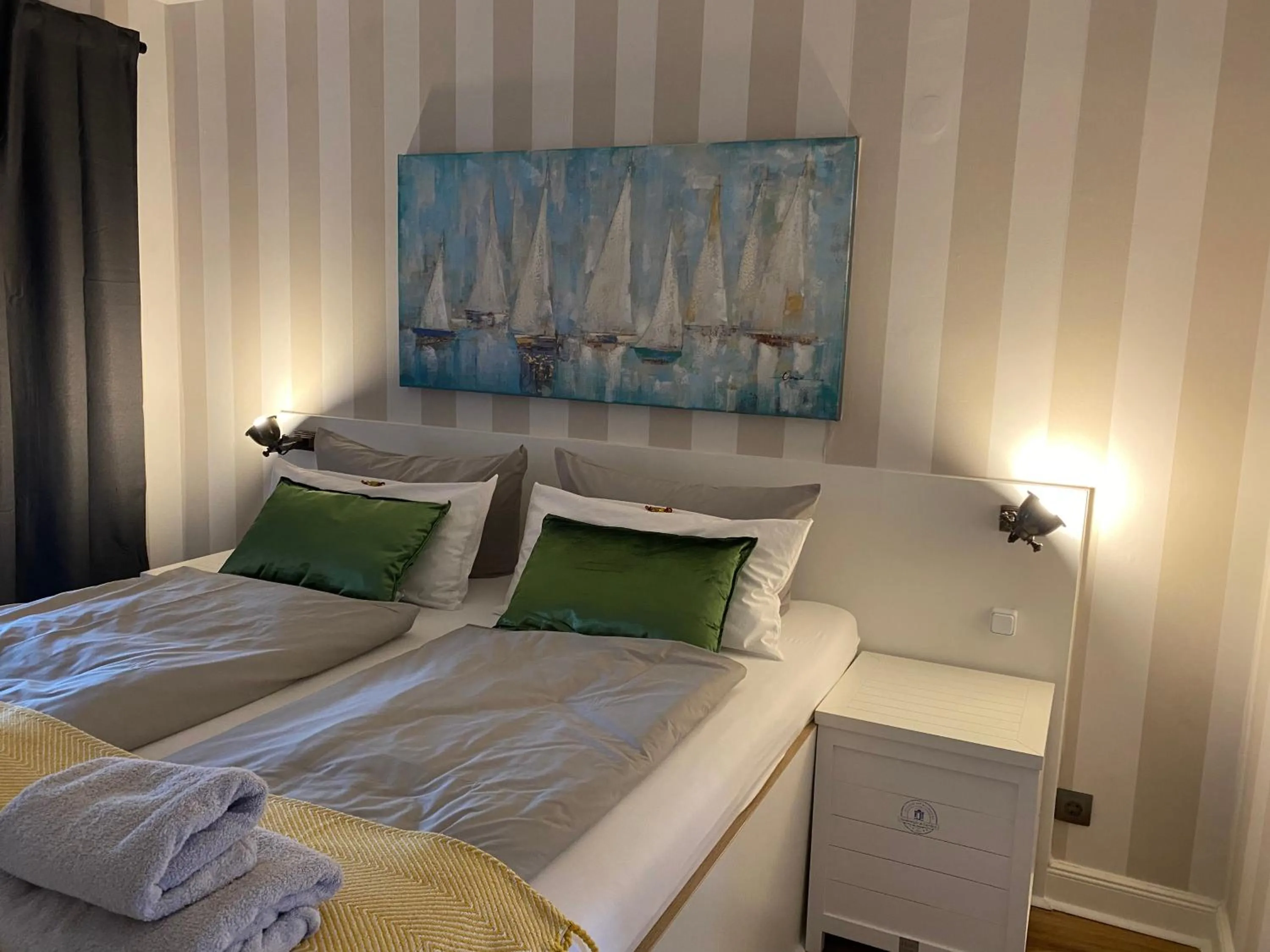 Bed in Relitto Boutique und Aparthotel Borkum