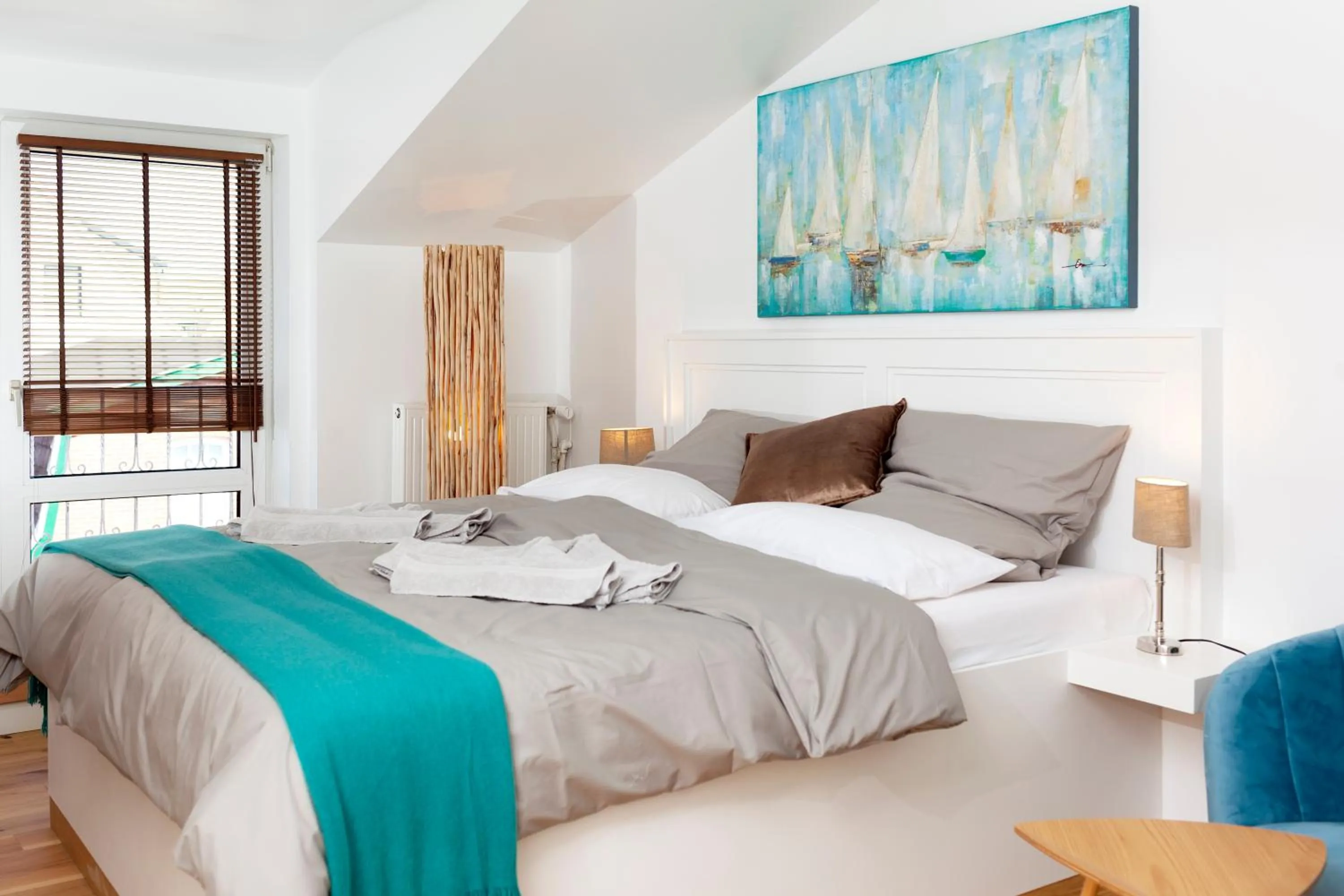 Bed in Relitto Boutique und Aparthotel Borkum