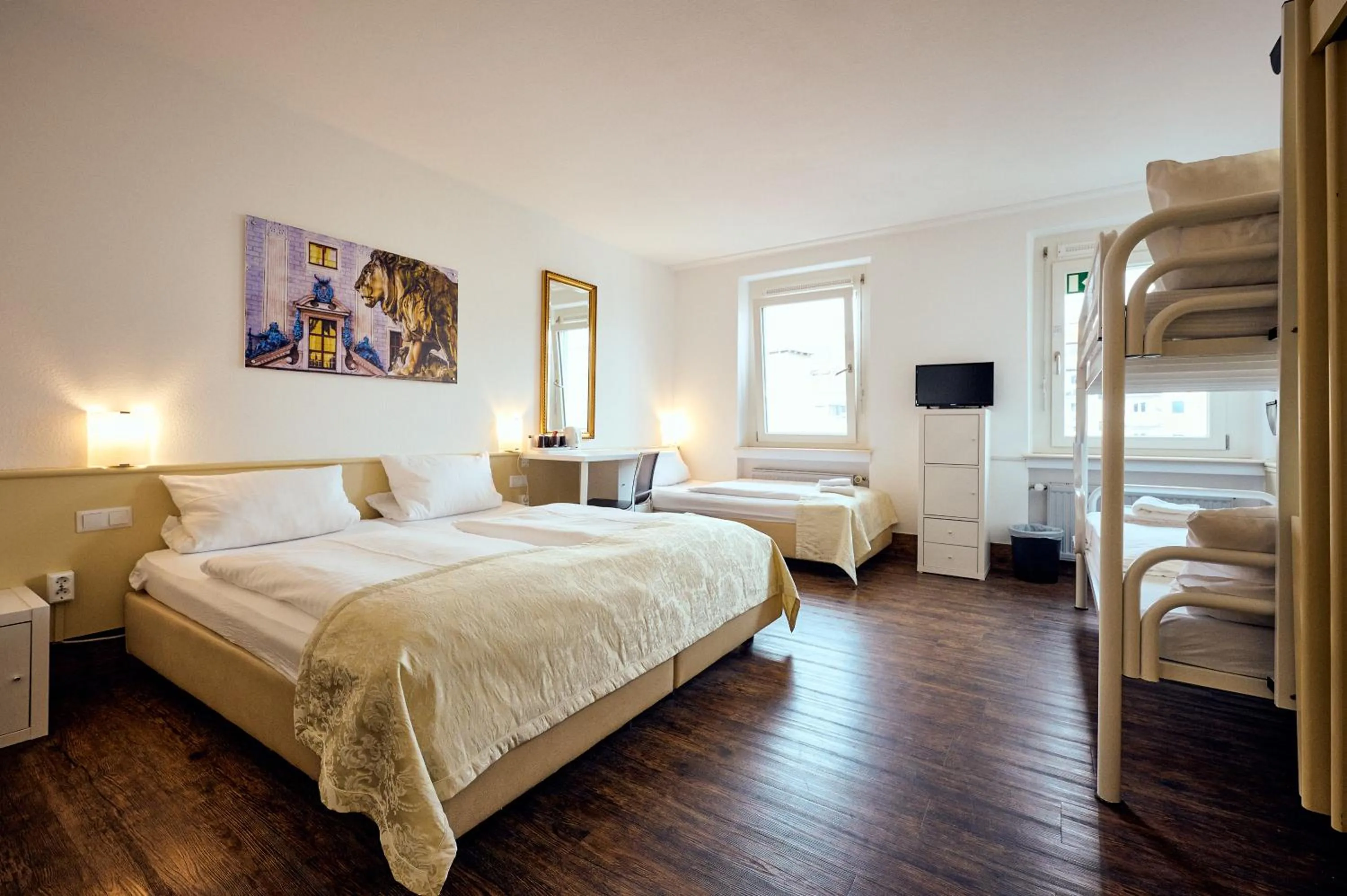 Photo of the whole room, Bed in THE 4YOU Hostel & Hotel Munich