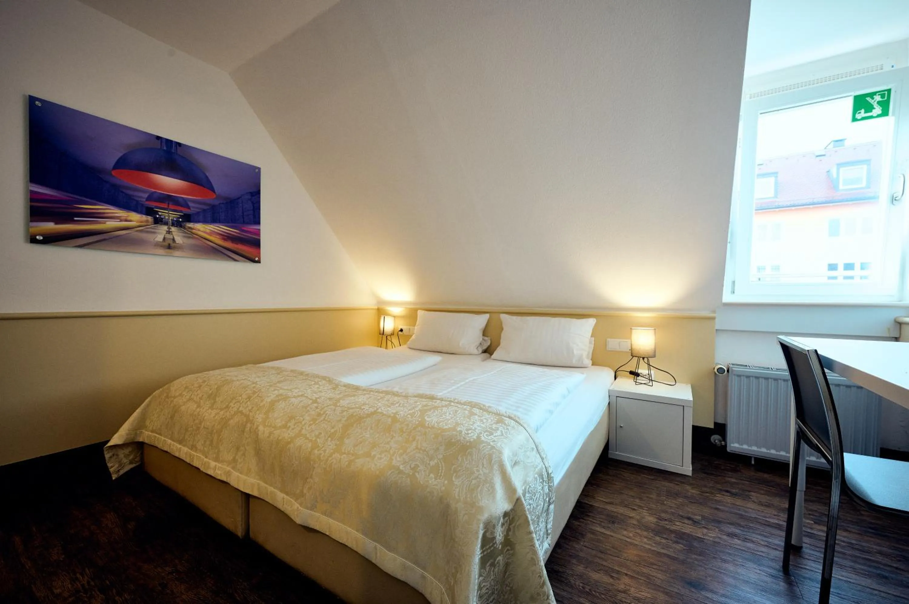 Photo of the whole room, Bed in THE 4YOU Hostel & Hotel Munich