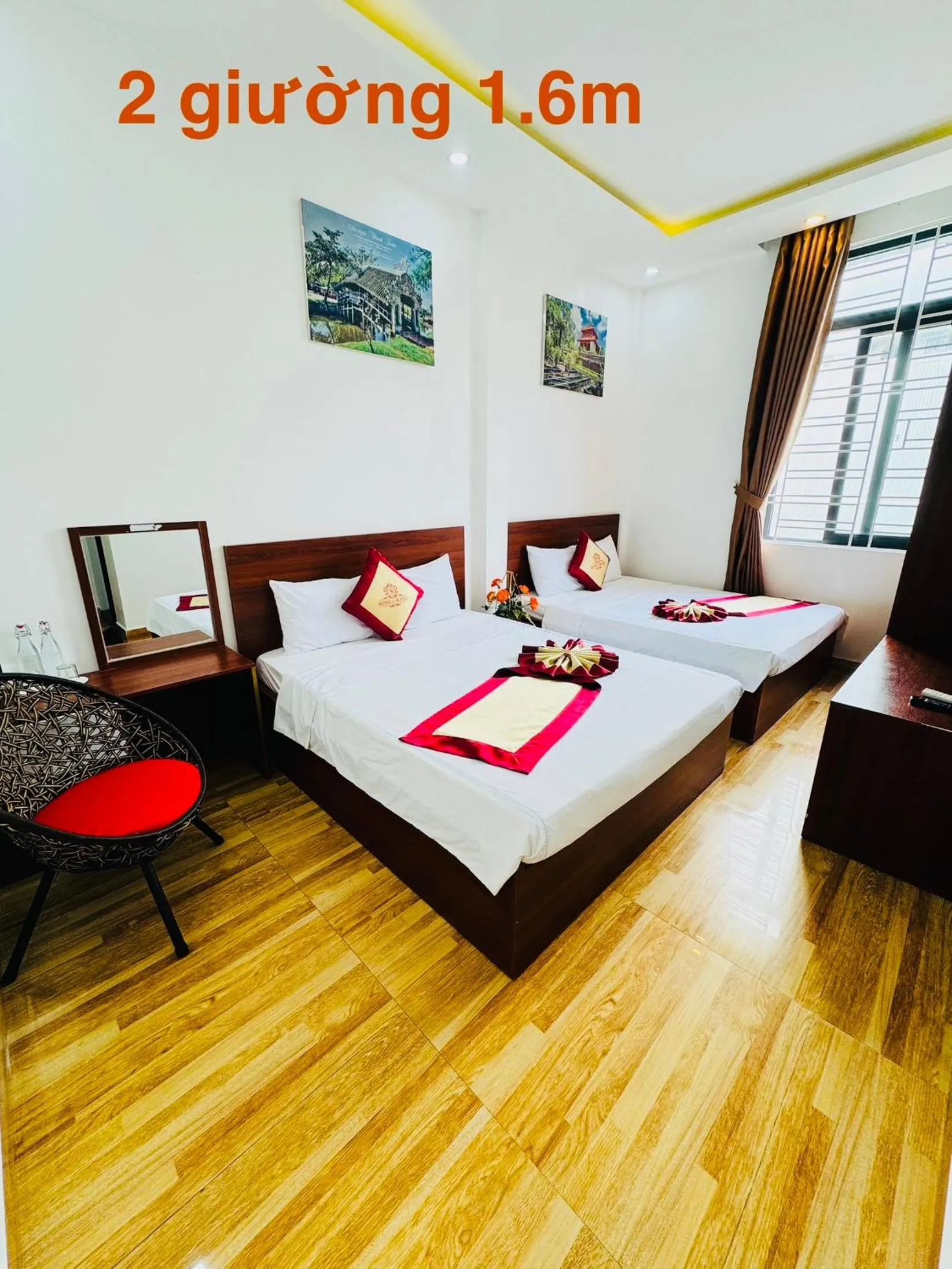 Bed in Sapphire HOTEL HUE