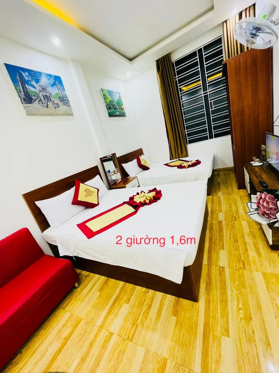 Bed in Sapphire HOTEL HUE