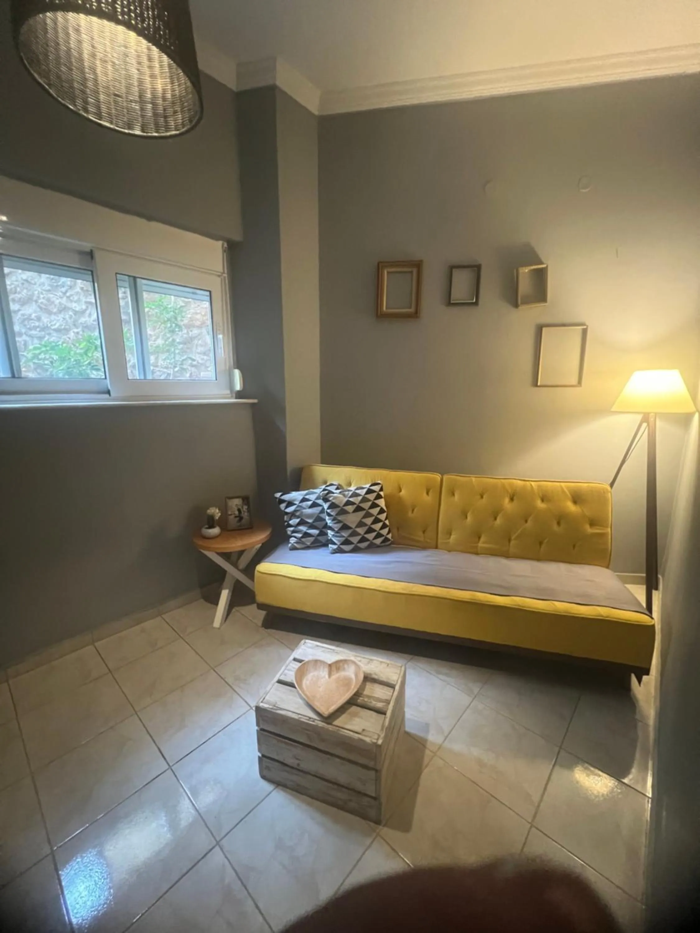 Seating area in Lamda Vintage Appartment