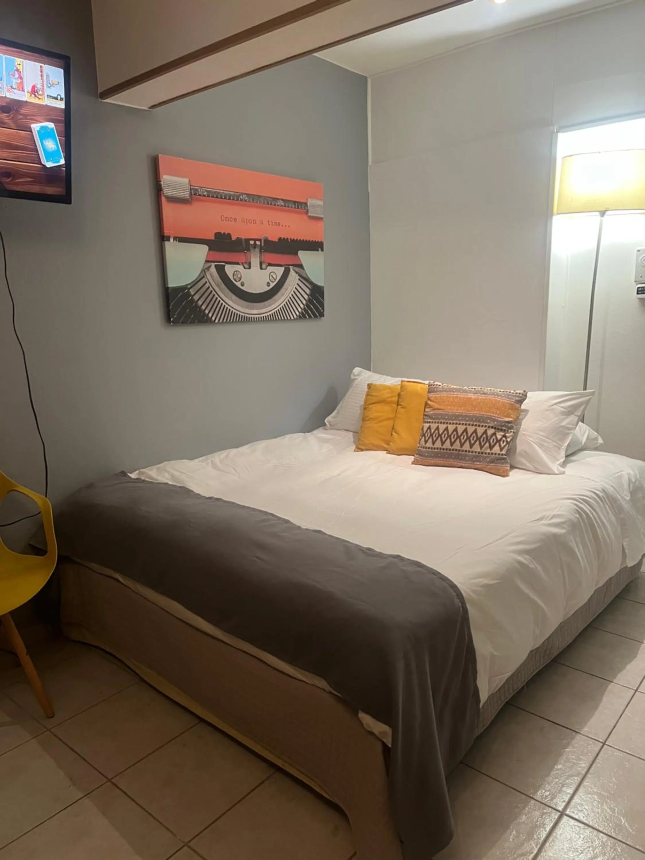 Bed in Lamda Vintage Appartment