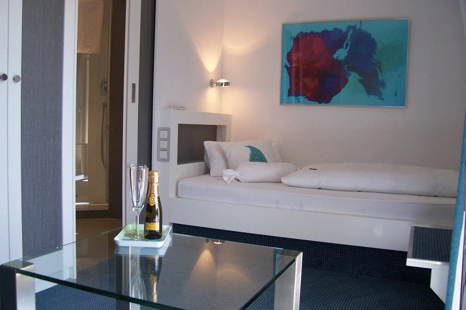 Photo of the whole room, Bed in Gästehaus Margarete