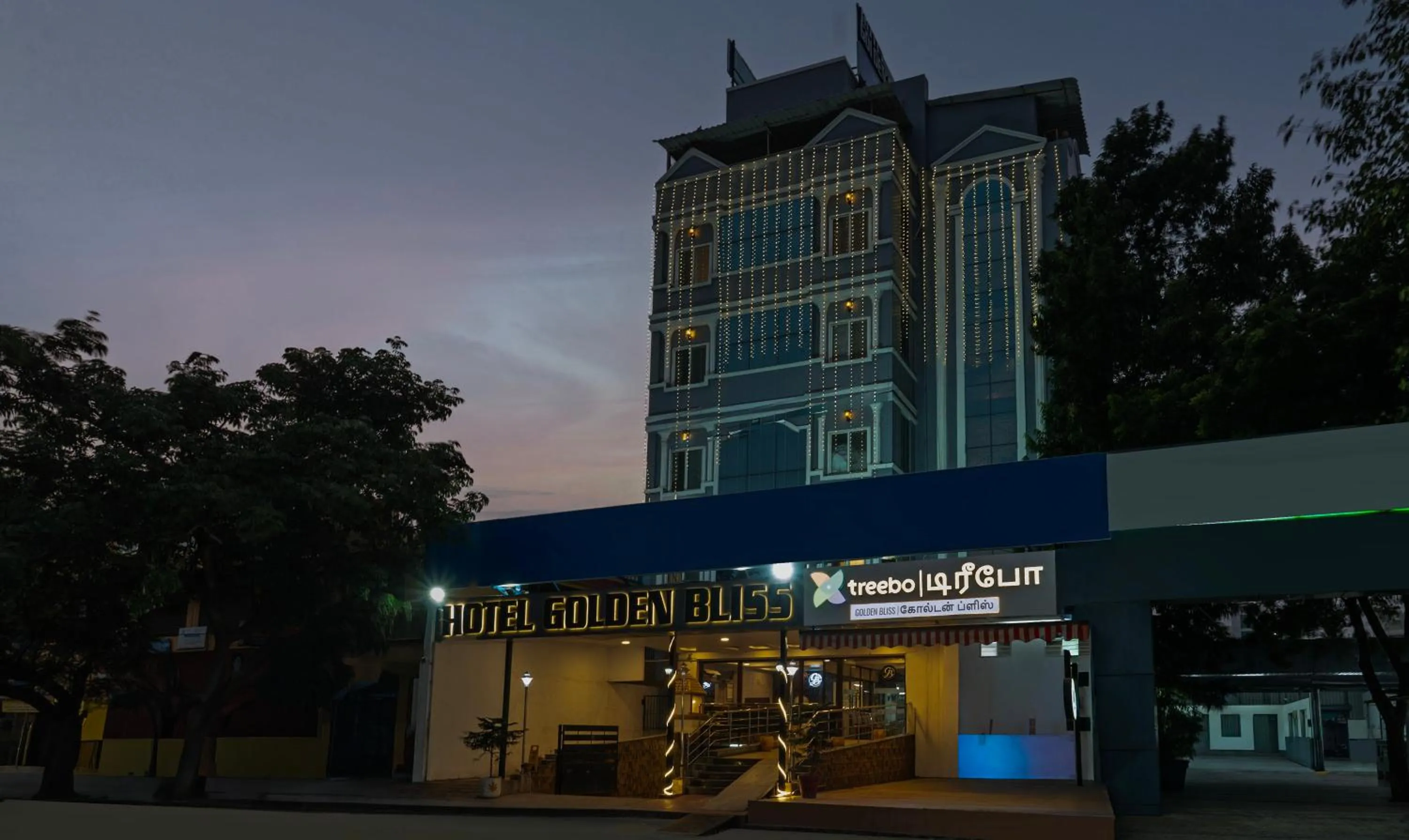 Property building in Hotel Golden Bliss