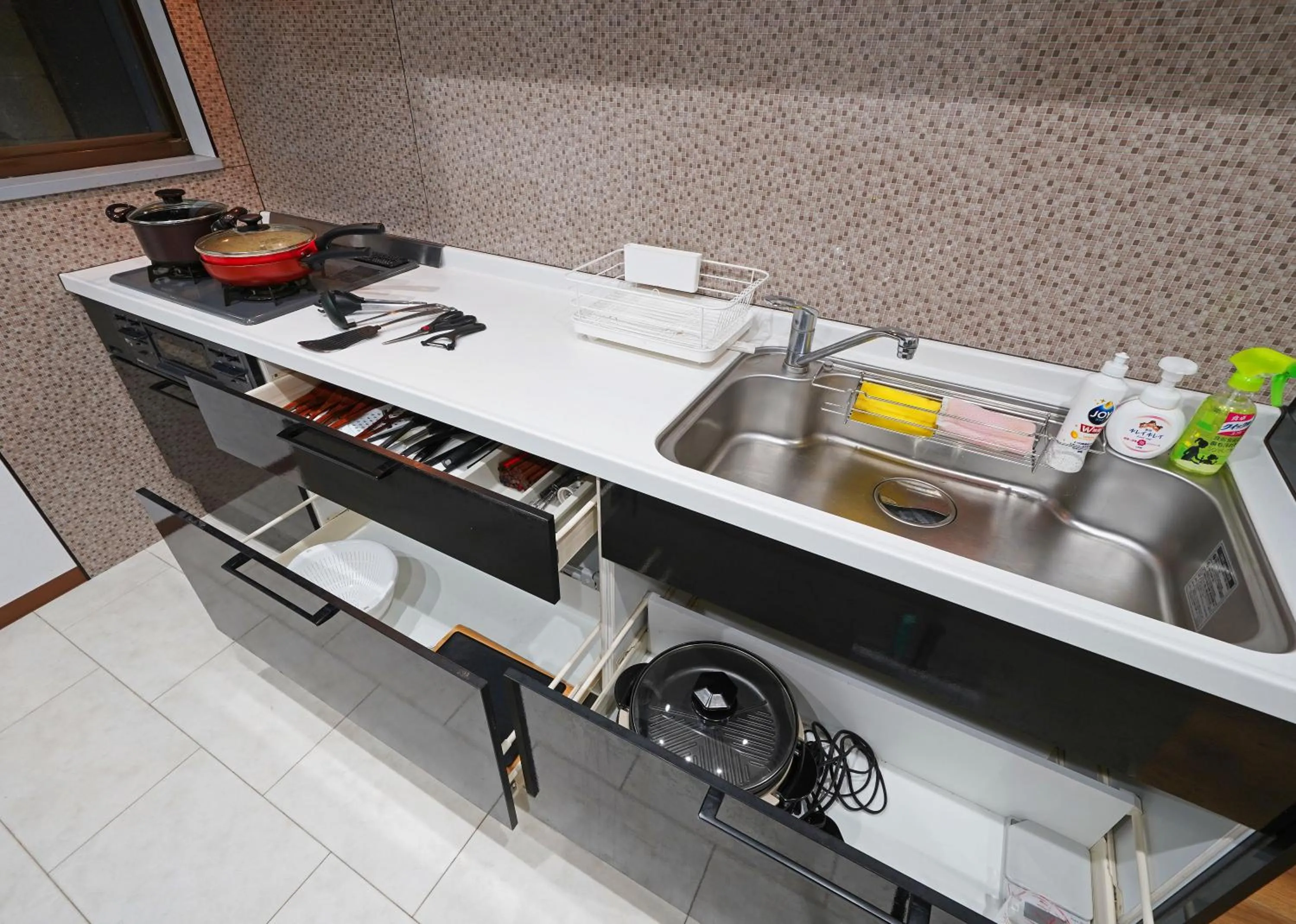 Kitchen or kitchenette in Villa Liberte Hakone Gora
