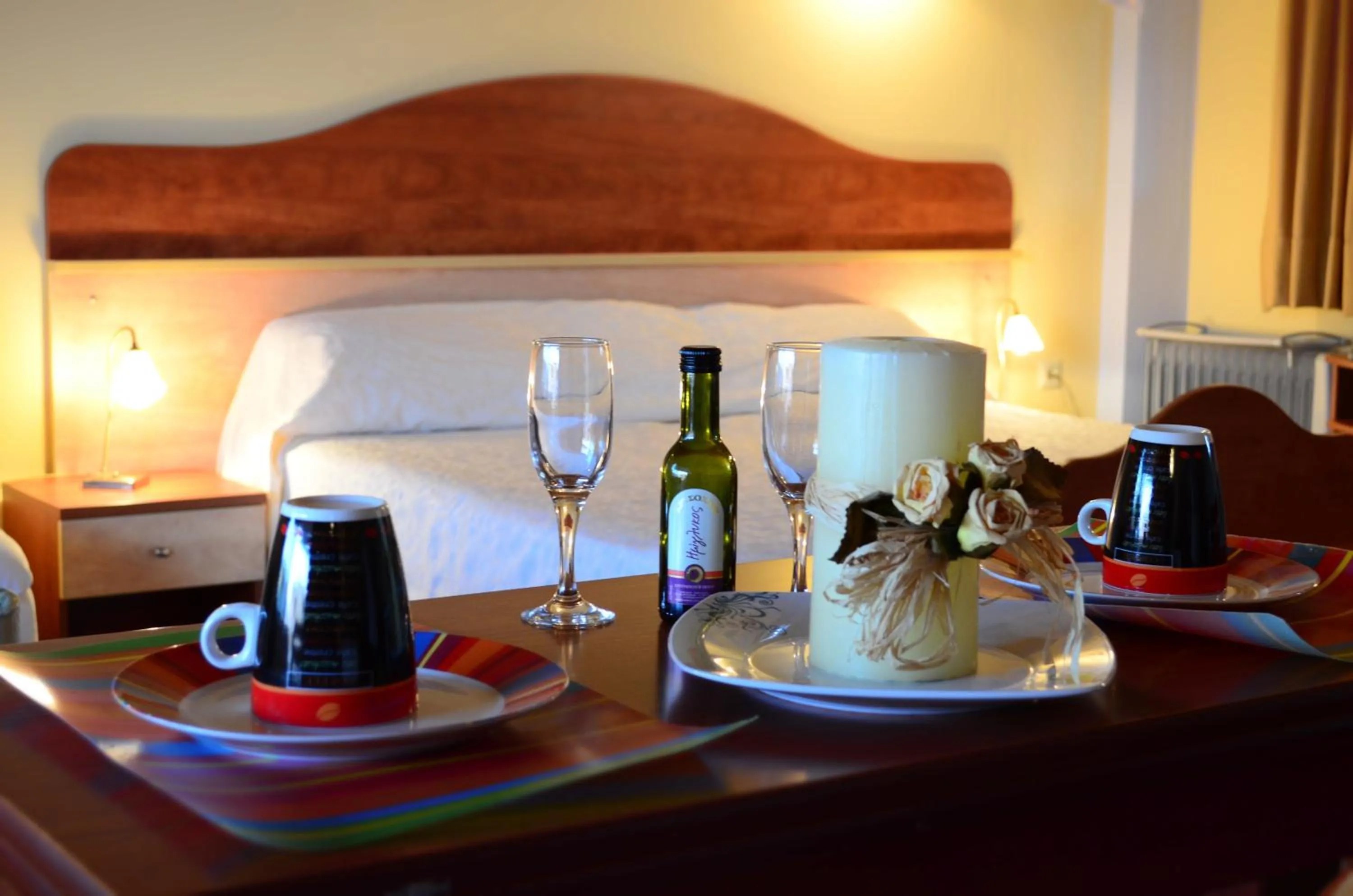 Dining area, Bed in Ktima Xiliadou