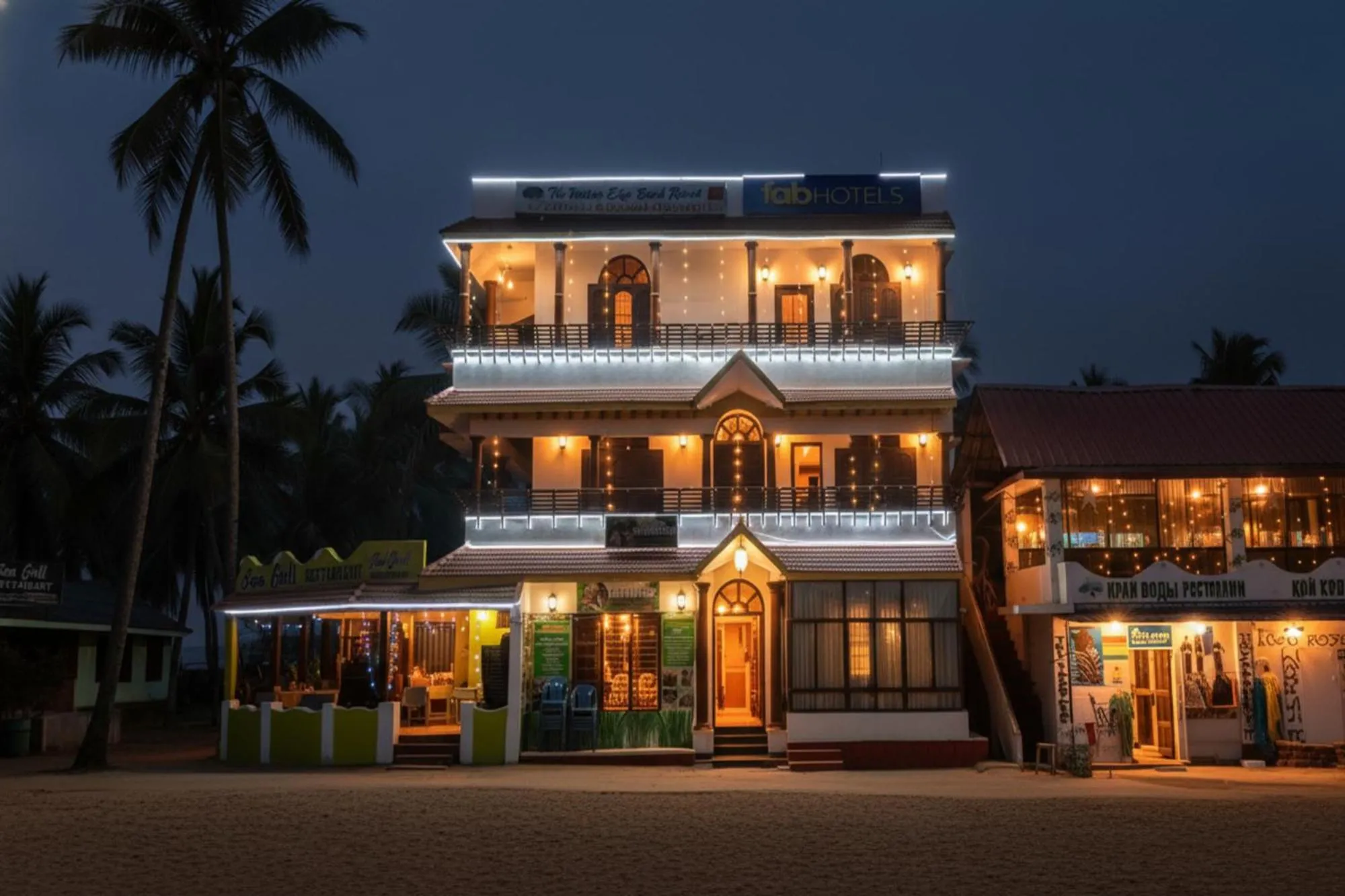 Property building in FabHotel Wateredge Beach Resort - 200m from Samudra Beach Park