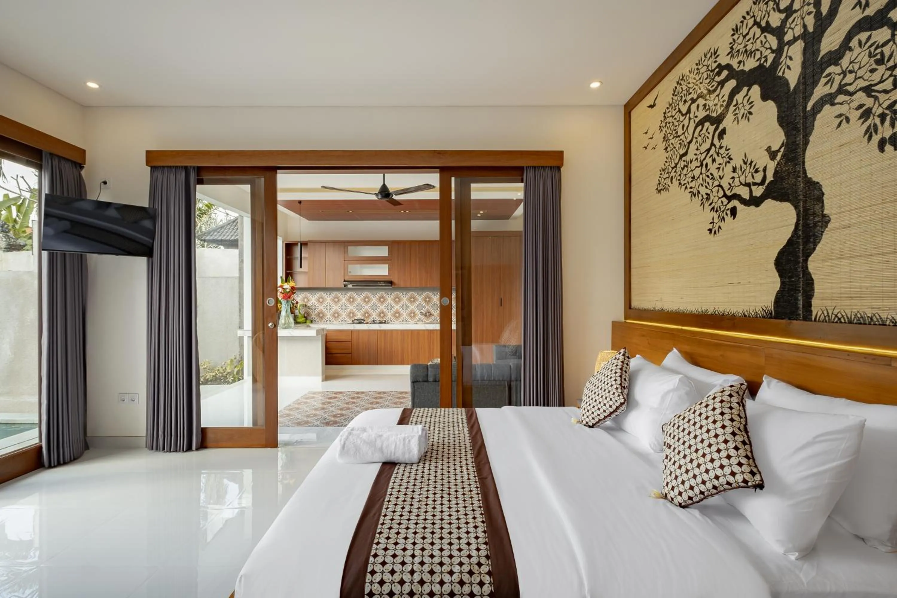 Photo of the whole room, Bed in Villa Wananta