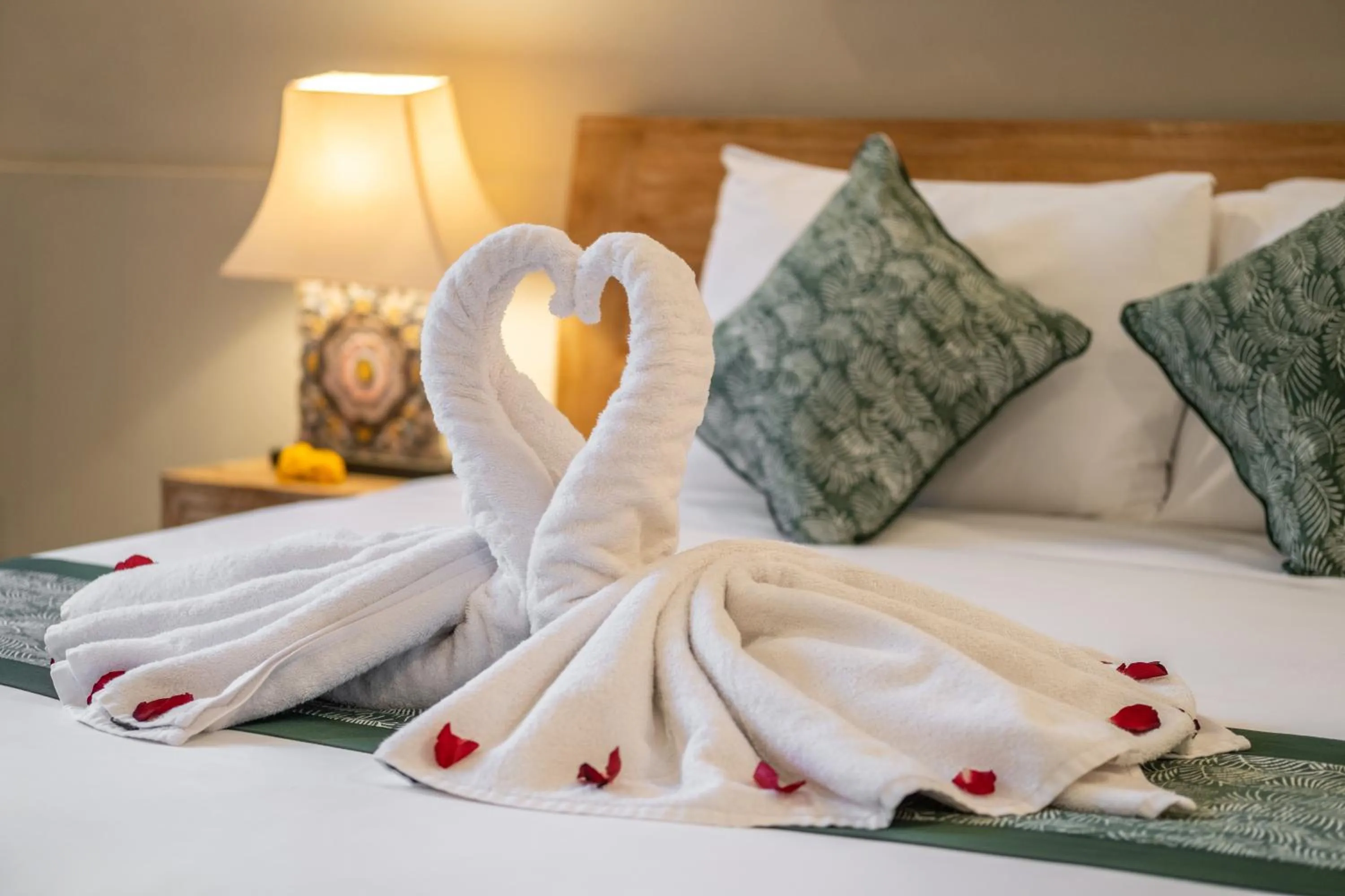 Bed in Villa Wananta